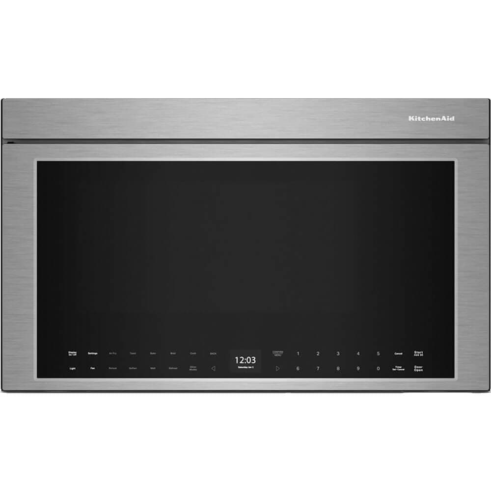 30 in. 1.10 cu. ft. Over-The-Range Microwave Oven in PrintShield Stainless with Flush Built-in Design