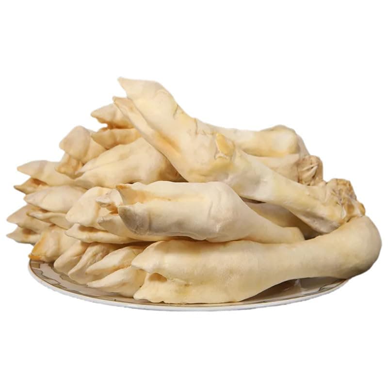 Sheep's Hooves Dog Treats All Natural Healthy Long Lasting Training Rewards Jerky Long Lasting Dogs Chews(100.01g)