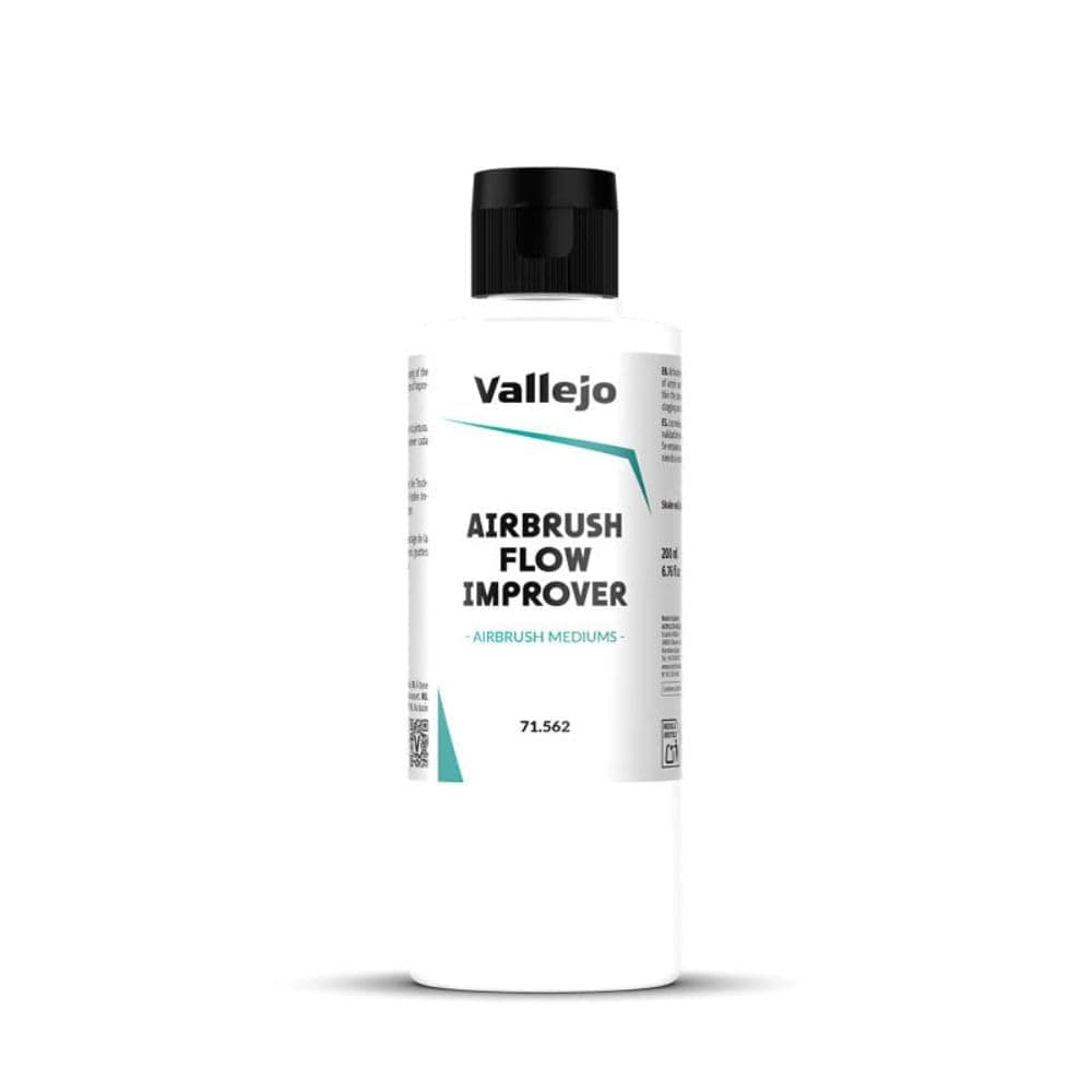 Vallejo - Airbrush Flow Improver for Acrylic Paints 200 ml. (6.76 fl.oz.) Airbrush Flow Improver 200 ml (6.76 fl.oz.)
