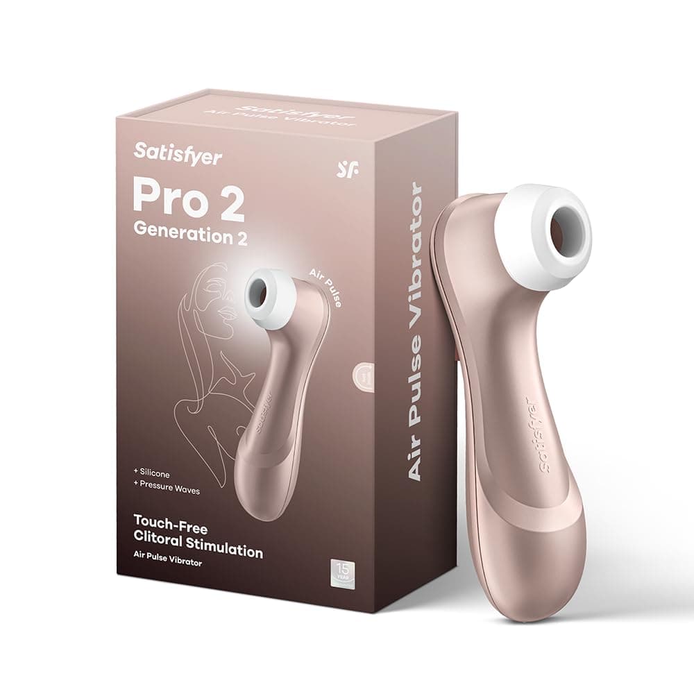 Satisfyer Pro 2 Vibrator Sex Toy | Adult Toys for Women | Suction and Clitoral Stimulation Vibrator | Vibrating Sexual Pleasure Device | Stimulation Vibrators | Female Wellness Tools | Woman Sextoy Rose Gold
