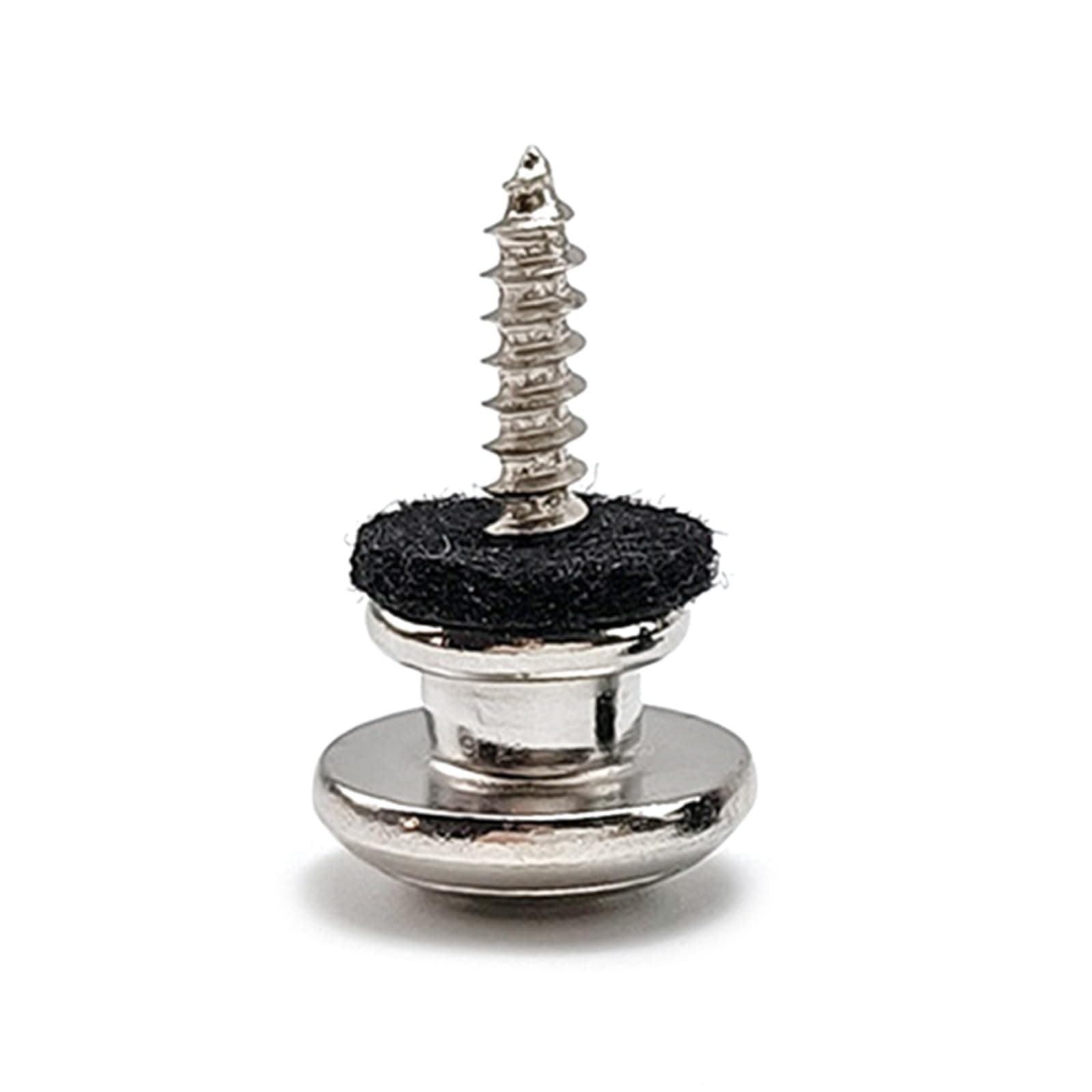 Electric Guitar Strap Screws Guitar Strap End Pin Tail Button Pegs for Acoustic Electric Guitar Ukulele Chrome