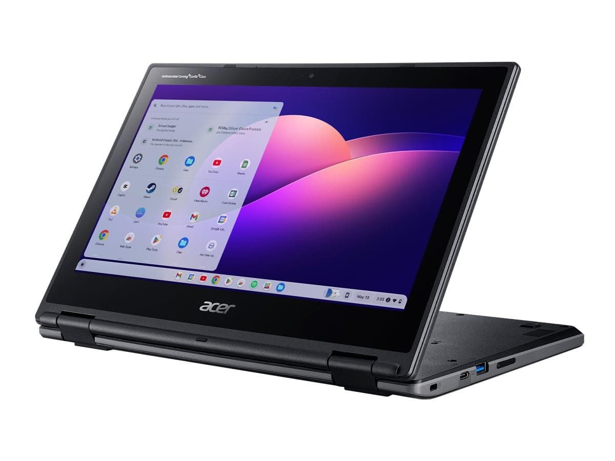 acer Chromebook Spin 311 R721T 11.6" Touchscreen HD Laptop, AMD A6-9220C Processor, 4GB RAM, 32GB eMMc, Chrome OS (Renewed)