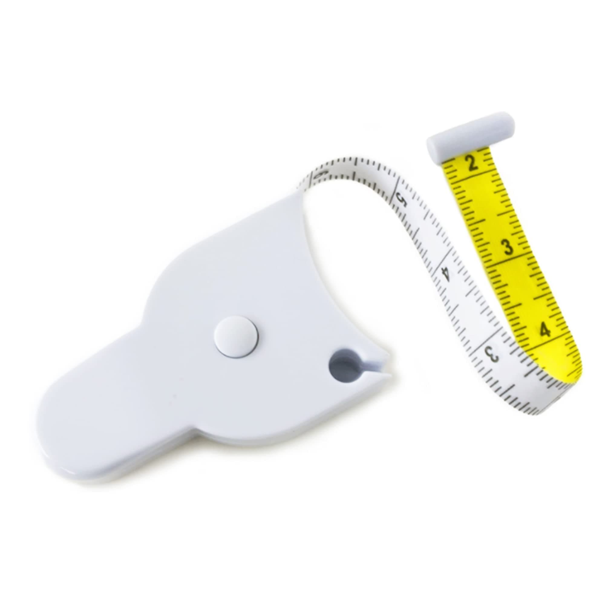 Perfect Body Tape Measure - 80 Inch Automatic Telescopic Tape Measure - Retractable Measuring Tape for Body: Waist, Hip, Bust, Arms, and More (White - 80 inch) White 2.1 m