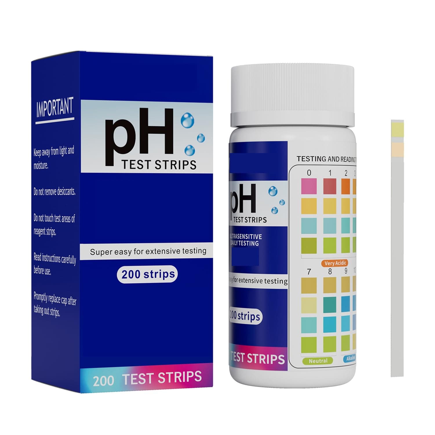 Ketone Test Strips - 200pcs Keto Strips Urine Test for Ketogenic & Low-Carb Diets with Urine Cup - Home Urinalysis Keto Sticks