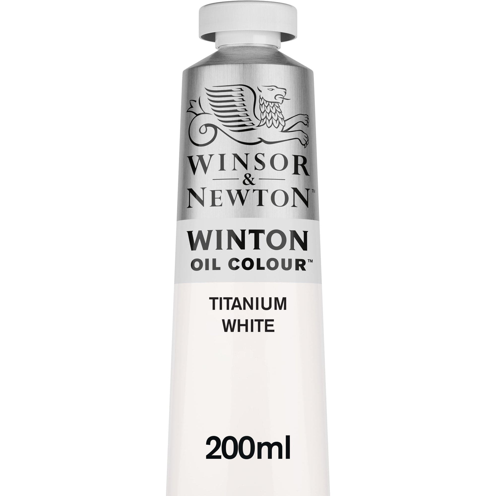 Winsor & Newton Winton Oil Color, 200ml (6.75-oz) Tube, Titanium White 6.75-oz Tube Titanium White