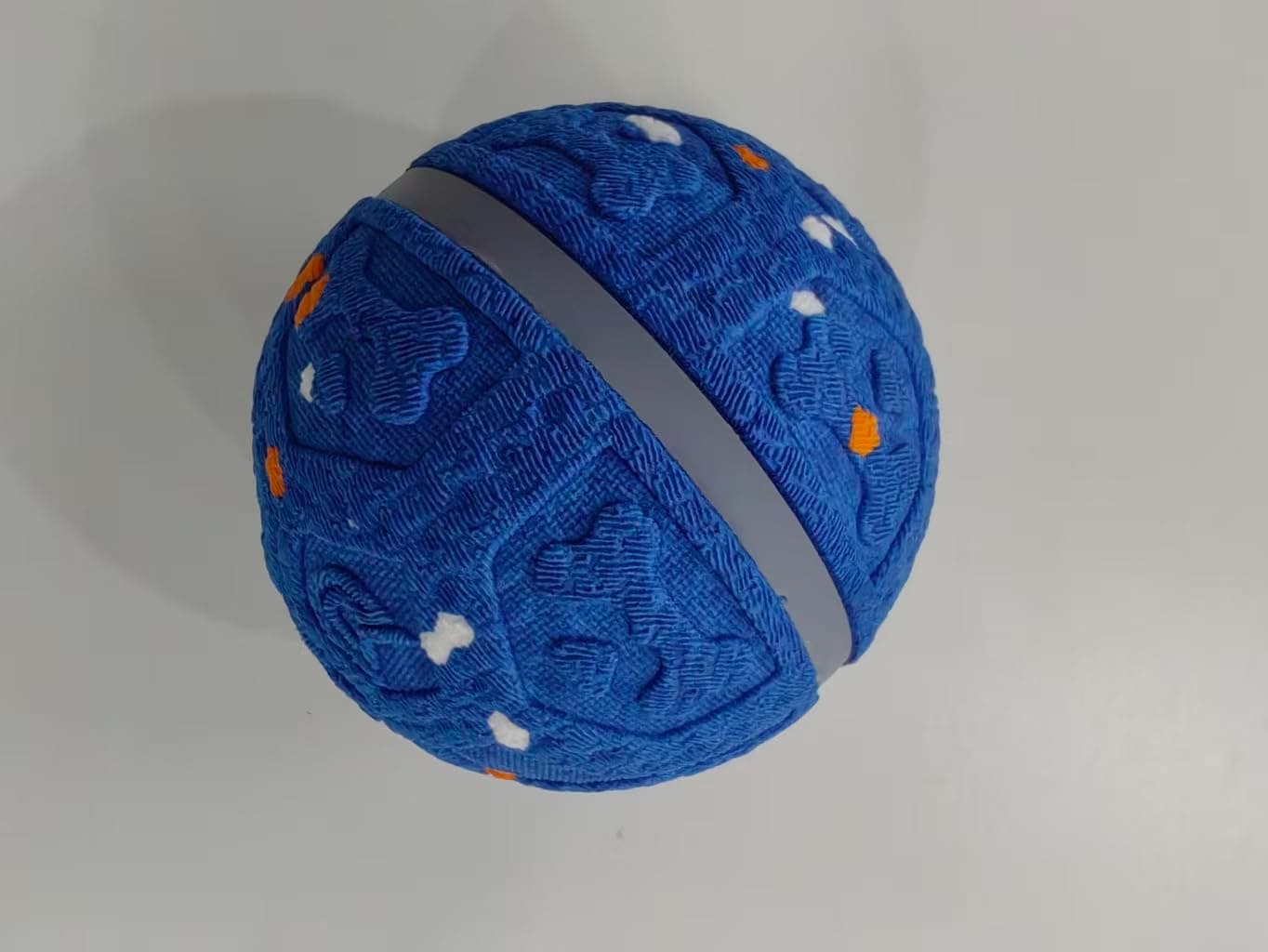 Interactive Dog Ball for Medium and Large Dogs (Blue)