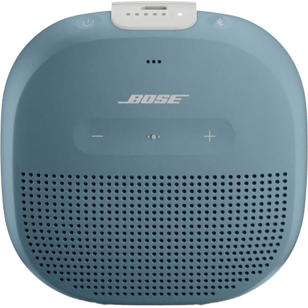 Bose Bose SoundLink Micro: Small Portable Bluetooth Speaker (Waterproof), Midnight Blue Midnight Blue Speaker only
