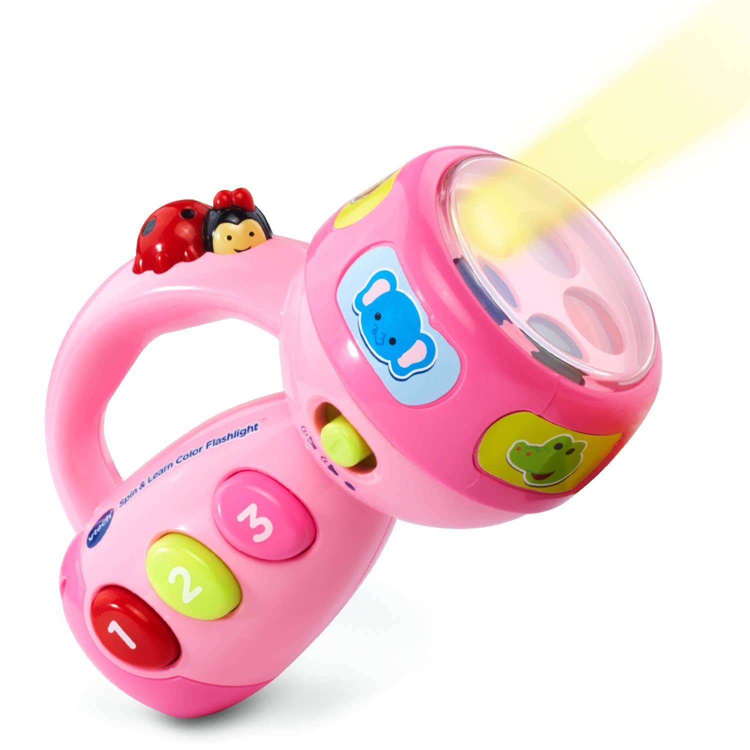 VTech Spin and Learn Color Flashlight, Pink Pink Flashlight