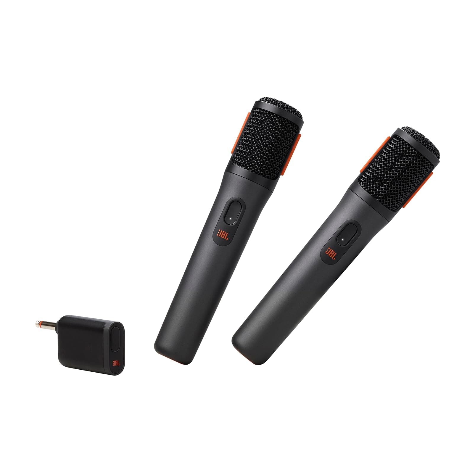 JBL JBL PartyBox Wireless Mic - 2X Digital Wireless Microphones, Rechargeable Battery (20hrs - 700mAh), Clear Voice, Crisp Sound, Stable 2.4GHz Connection, Compatible with All PartyBox Speakers (Black)