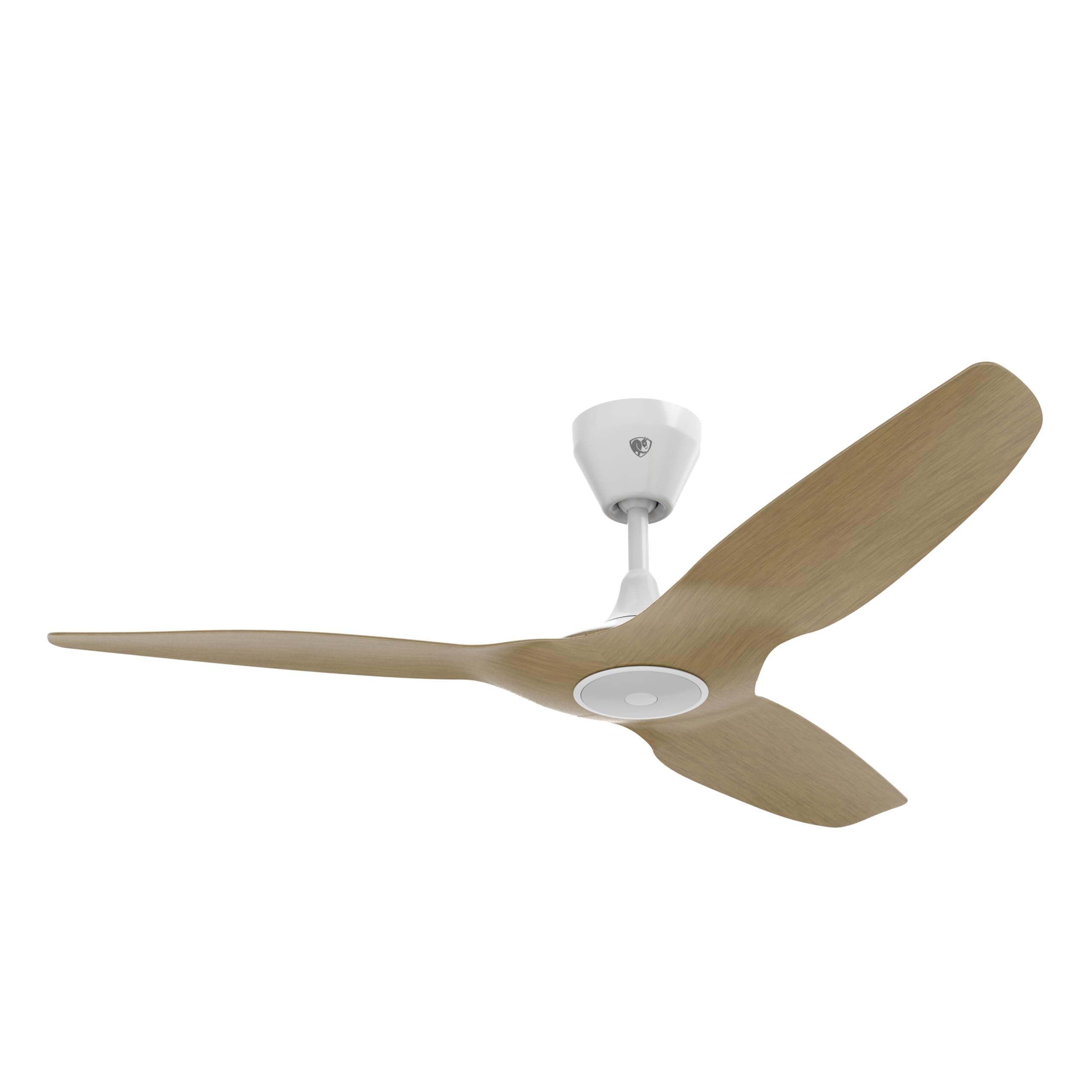 Big Ass Fans – Haiku L, Smart Ceiling Fan – Energy Efficient Cooling for Home, Bedroom, Office, Living Space, and More – 16 Lighting Settings with 7 Speed Settings – 52” - Caramel/White Caramel/White Indoor