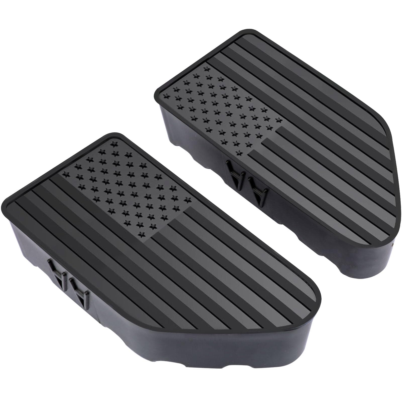 Bed Rail Stake Pocket Covers for GMC Chevy Silverado Sierra 1500 2019-2024 2025 2026, GMC Sierra 2500 3500HD 2020-2024 2025 2026, Truck Caps Rear Holes Plugs Covers Black For Silverado Sierra 2019-2026 Black