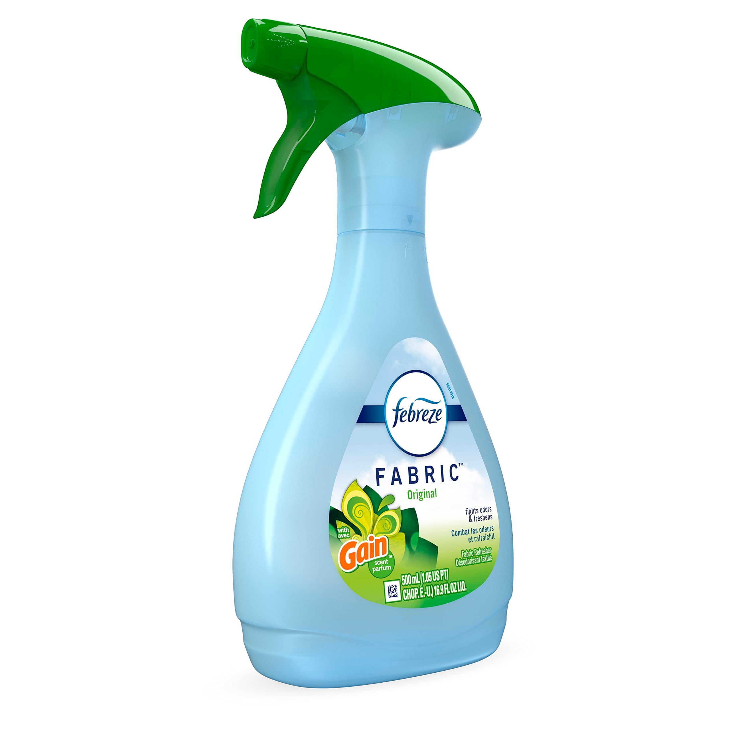 Febreze Fabric Refresher with Gain, Original, 16.9 oz Gain Original 16.9 Fl Oz (Pack of 1)