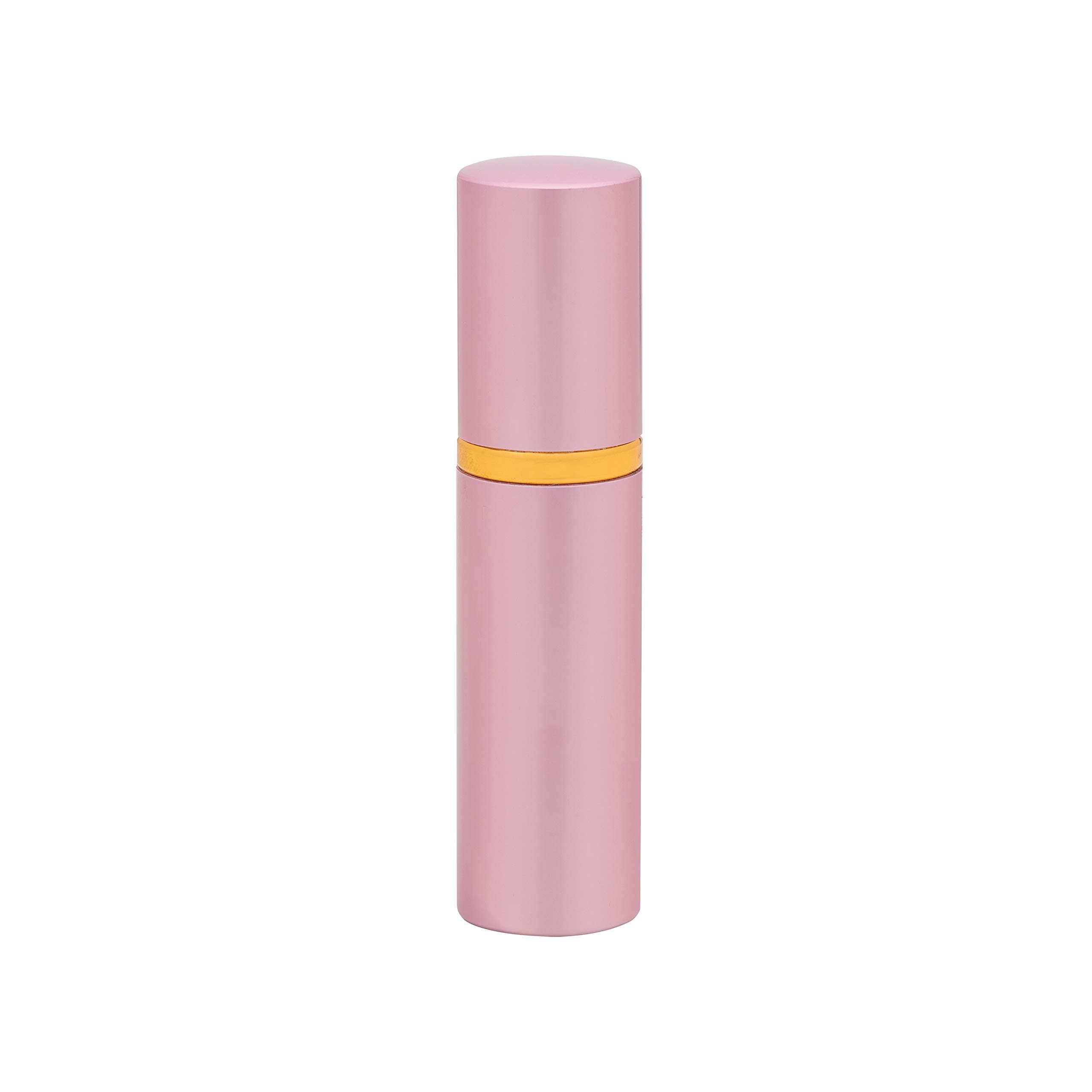 SABRE Lipstick Pepper Spray, Realistic Lipstick Design for Discreet Self Defense, 3X Longer Spray Time - Up to 10 Seconds, Maximum Police Strength OC Spray, 0.75 fl oz, Pink