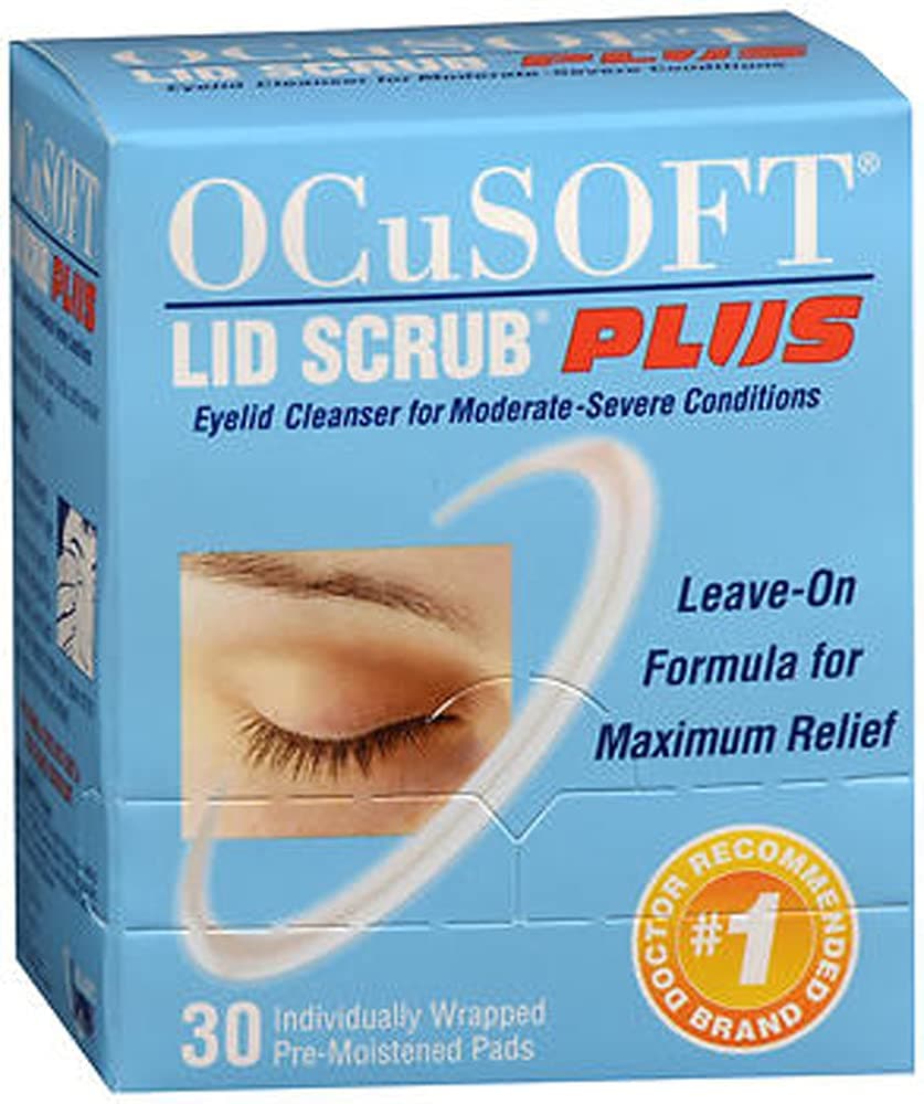 Ocusoft Lid Scrub Plus Size 30ct (Pack of 2)