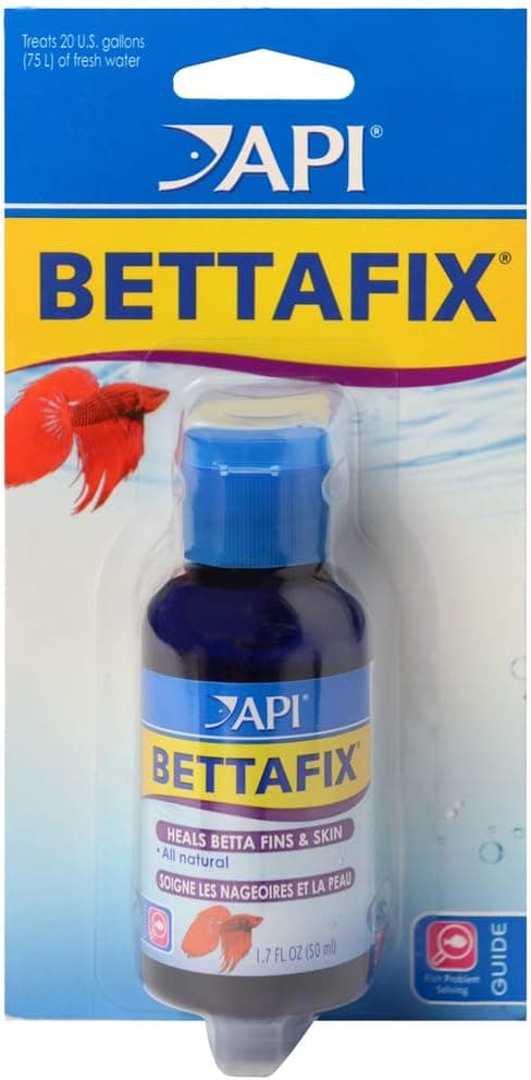 API BETTAFIX Antibacterial & Antifungal Betta Fish Infection and Fungus Remedy 1.7-Ounce Bottle 1.7 Fl Oz (Pack of 1)