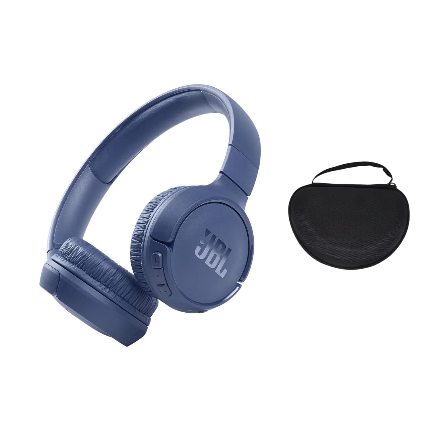 JBL Tune 510BT Wireless On-Ear Headphones Pure Bass Sound, Bluetooth 5.0, 40H Battery, Multi-Point Connectivity, Hands-Free Calls, Lightweight & Foldable Design, Includes Travel Carrying Case