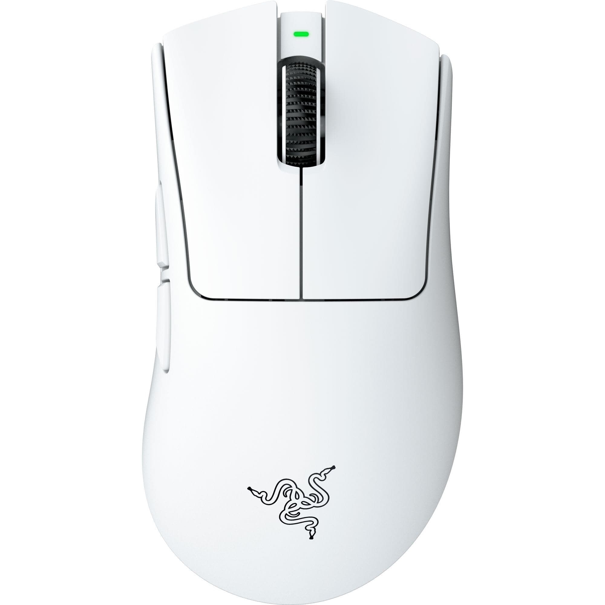 ‎Razer Razer DeathAdder V4 Pro Wireless Gaming Mouse: 56g Lightweight - HyperSpeed Wireless Gen-2 - Optical Scroll Wheel - Optical Switches Gen-4 - Focus Pro 45K Sensor Gen-2 - Up to 150 Hr Battery White