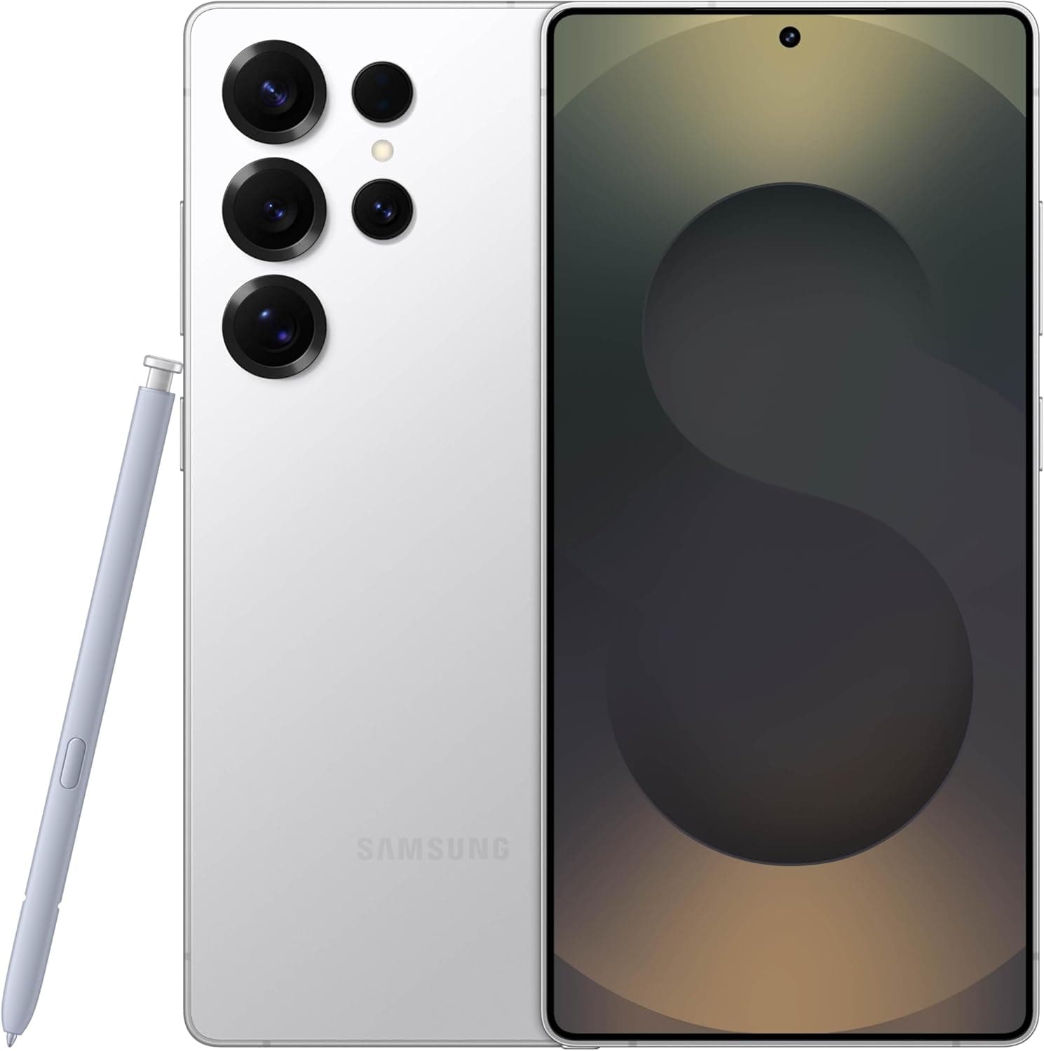 SAMSUNG Galaxy S25 Ultra, 256GB Smartphone, Unlocked Android, AI Night Mode Camera, Snapdragon 8 Elite Fast Processor, 5000mAh Battery, Built-in S Pen, 2025, US 1 Yr Warranty, Titanium Whitesilver Titanium Whitesilver 256GB S25 Ultra Phone Only