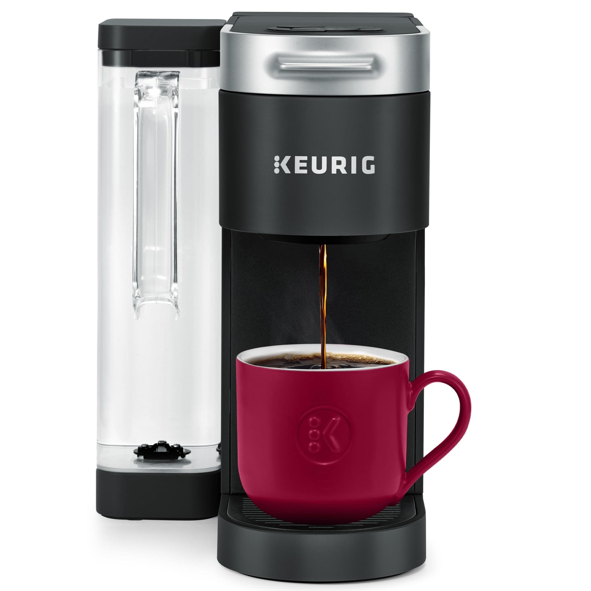 Keurig K-Supreme Single Serve K-Cup Pod Coffee Maker, MultiStream Technology, 4 Brew Sizes, 66oz Dual-Position Removable Reservoir, Black Black Coffee Maker