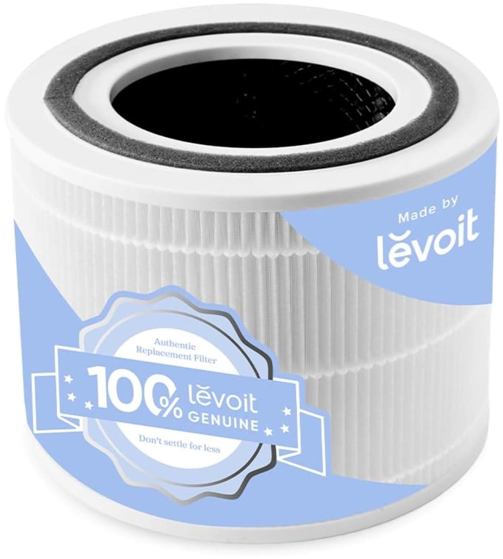 LEVOIT Genuine Core 300-P Replacement Filter, Core 300-RF Air Purifier Core300S Filters, Supports HEPA Sleep Mode, High-Efficiency Activated Carbon for Removal of Smoke, Odor, Allergens, Pollen,1 Pack 7.5" x 7.5" x 6.3"