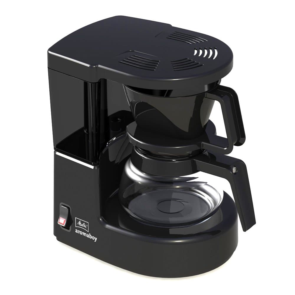 Melitta Melitta 1015 Aromaboy Filter Coffee Machine, 2 Cups, Glass Pot, Automatic Switch-Off black by Melitta