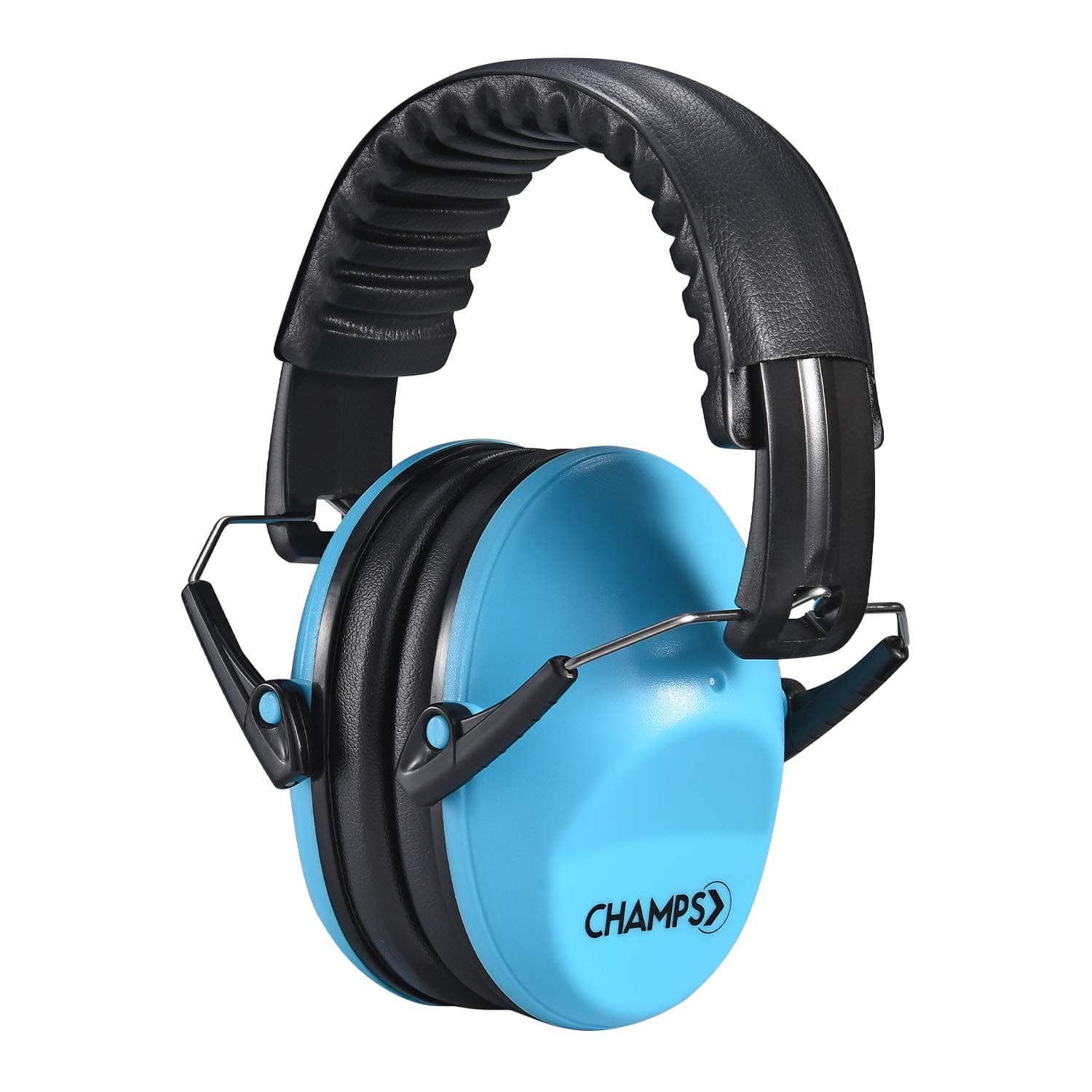 Champs Ear Muffs for Noise Reduction Earmuff Noise Protection Reduction Headphones for Toddlers Kid Children Teen NRR 25dB Safety Hearing Ear Muff Air Shows, Concerts, Firework, Study [Blue]