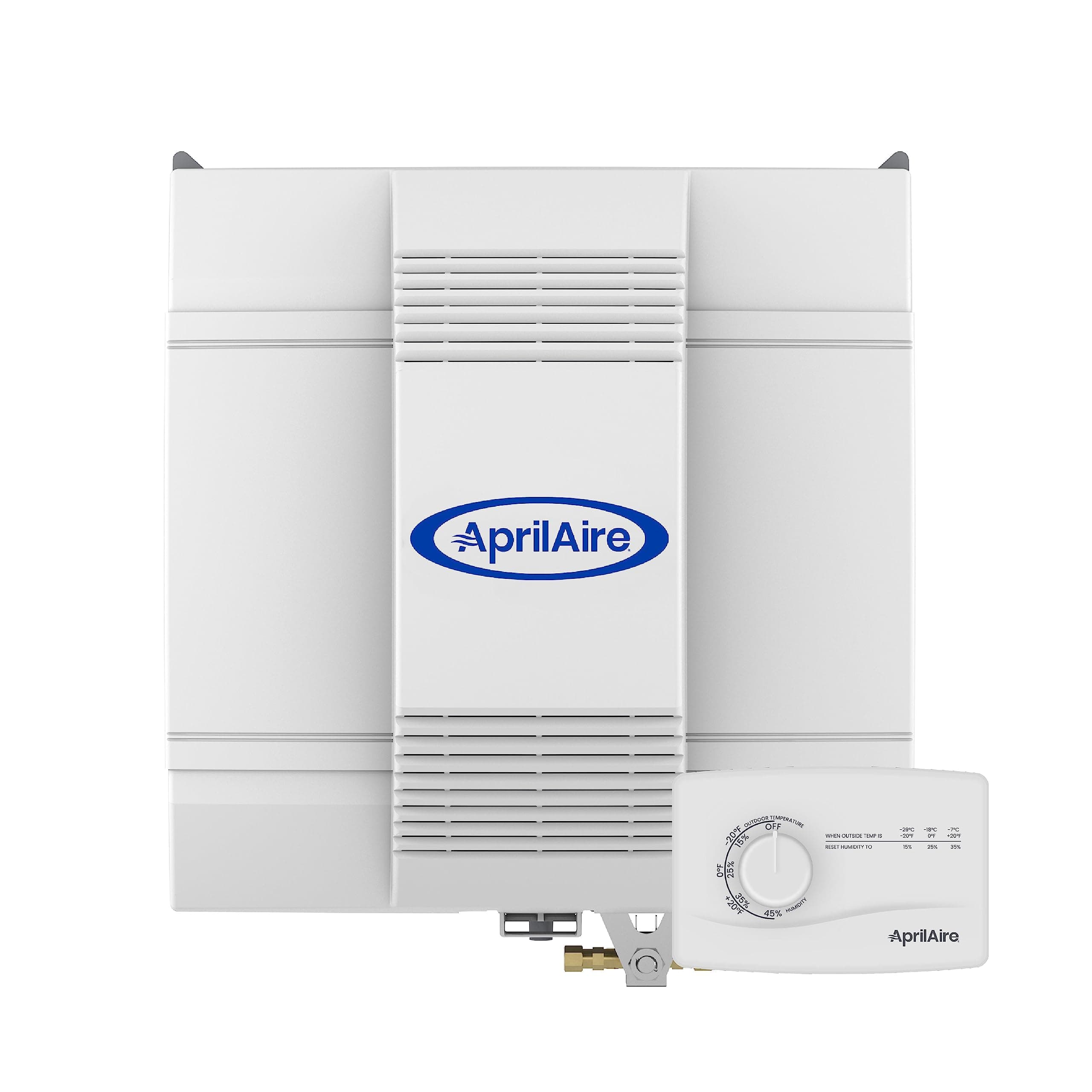 AprilAire 700M Whole-House Fan Powered Humidifier, Manual Control, Large Capacity, Up to 5,300 Sq. Ft., 18GPD, Gray