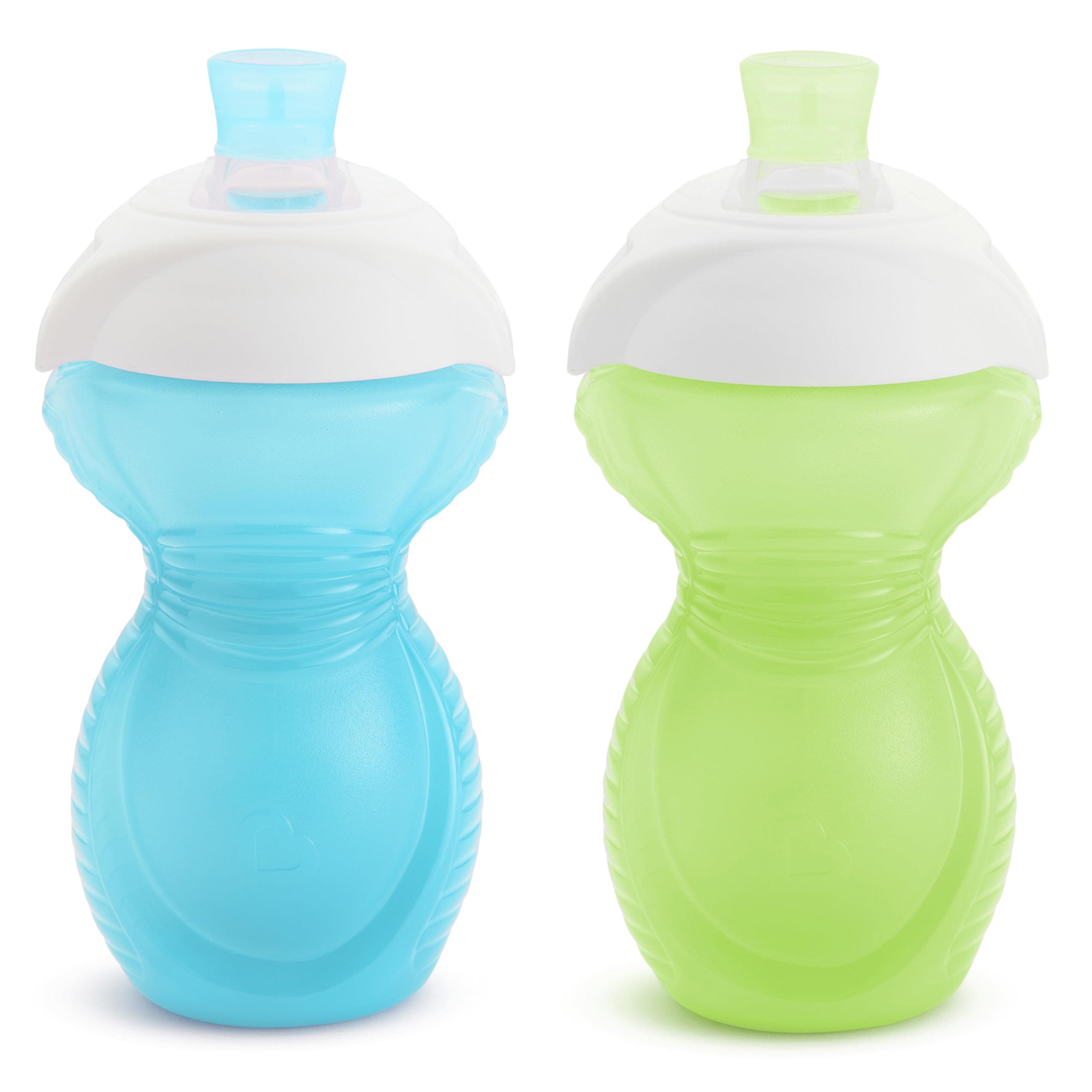 Munchkin® Click Lock™ Bite Proof Sippy Cup, 9 Ounce,2 Count (Pack of 1), Plastic, Blue/Green Blue/Green 2 Count (9 oz)