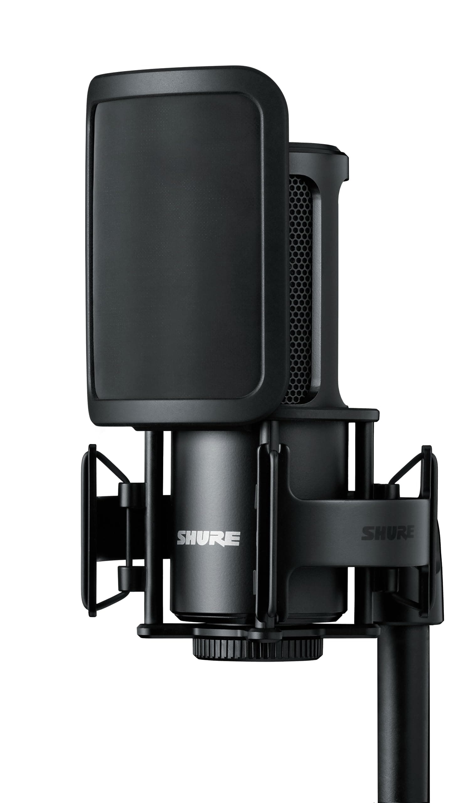 Shure SM4 Studio Recording Microphone Kit, XLR Home Studio Condenser Mic with Mix-Ready Audio - All-Metal Construction, Includes Detachable Magnetic Pop Filter & Shock Mount (SM4-K-KIT)