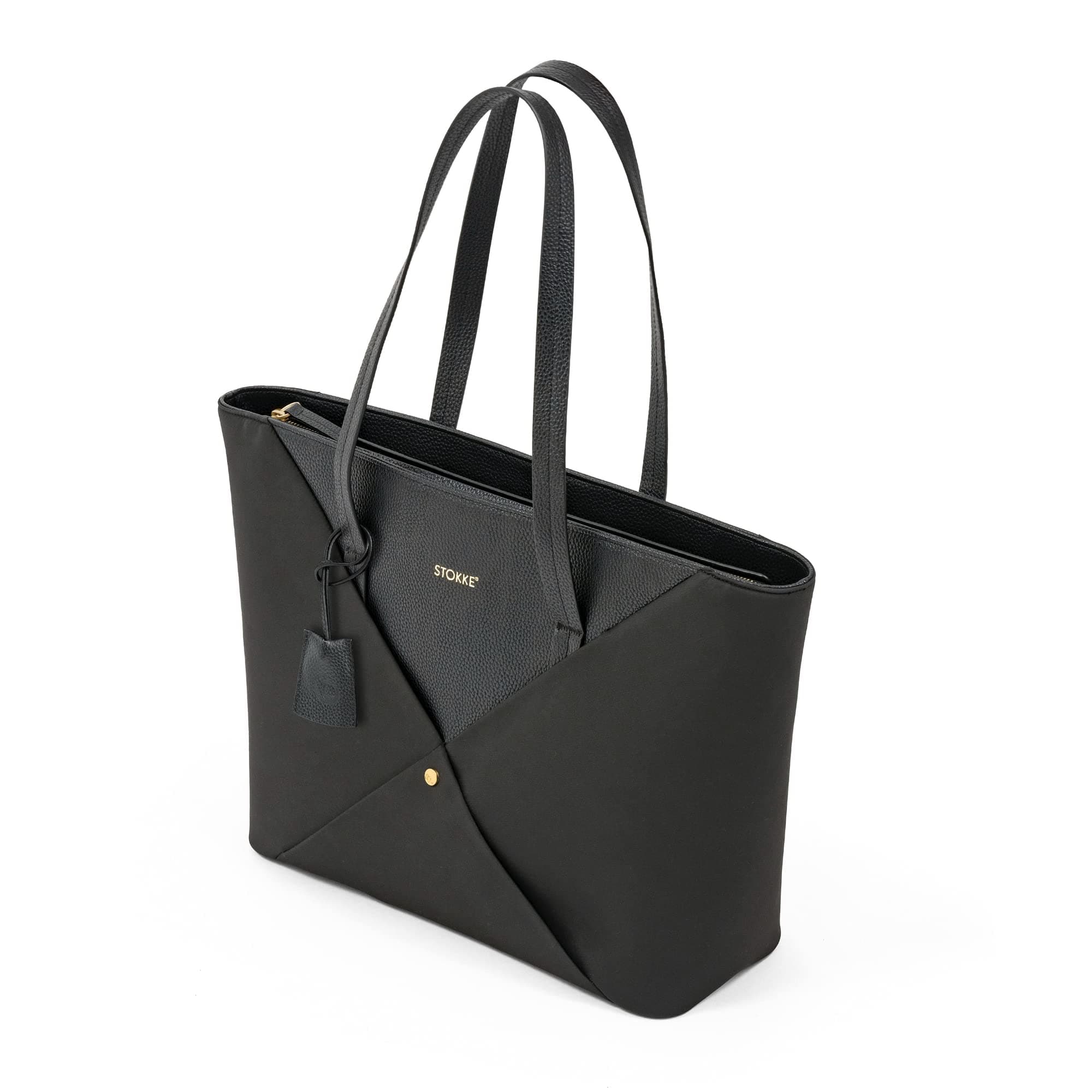 Stokke Xplory X Changing Bag, Signature - Looks Like a Luxury Handbag - Includes Foldable Changing Mat - Water Repellent, Easy to Clean