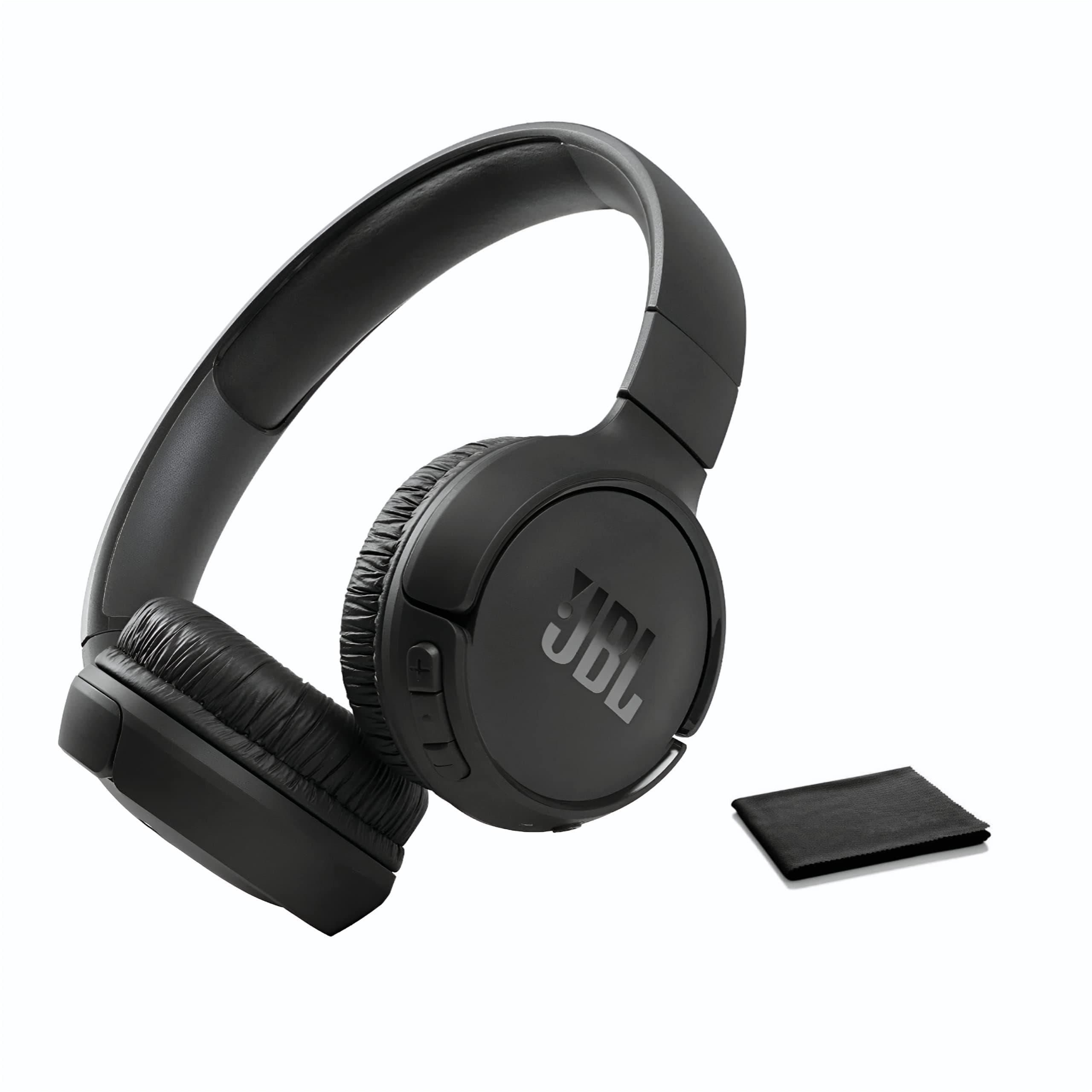 JBL Tune 570BT On-Ear Wireless Bluetooth Headphones with Pure Bass Stereo Sound, Black (Renewed)