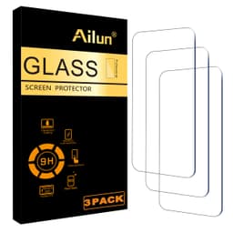 Ailun Screen Protector for iPhone 16 / iPhone 15 / iPhone 15 Pro [6.1 Inch] Display 3 Pack Tempered Glass, Dynamic Island Compatible, Case Friendly [Not for iPhone 16 Pro 6.3 Inch]. iPhone 16/15/15 Pro