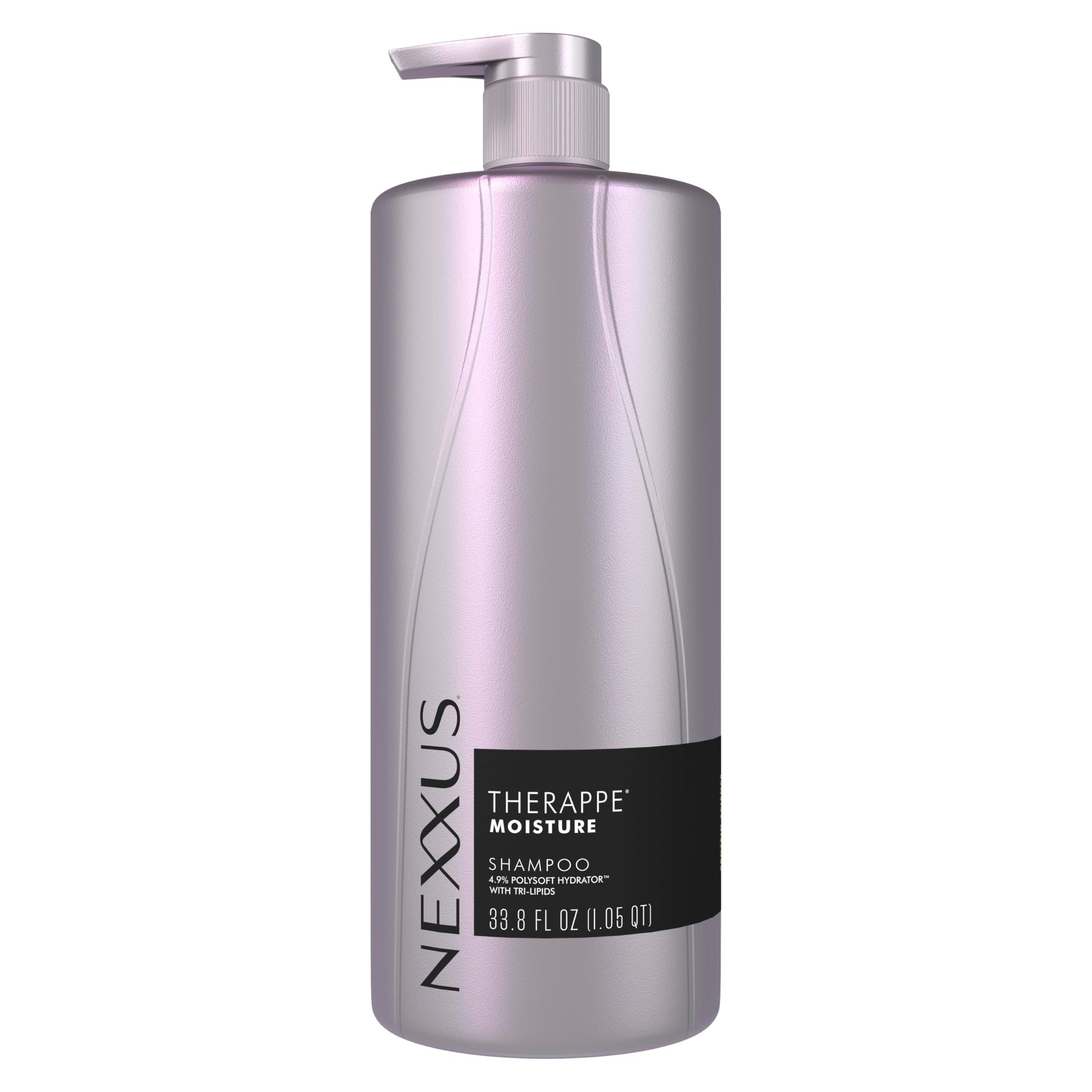 Nexxus Therappe Moisturizing Shampoo Ultimate Moisture for Dry Hair Silicone-Free, Moisturizing ProteinFusion with Elastin Protein and Green Caviar 33.8 oz Fragranced 33.8 Fl Oz (Pack of 1)