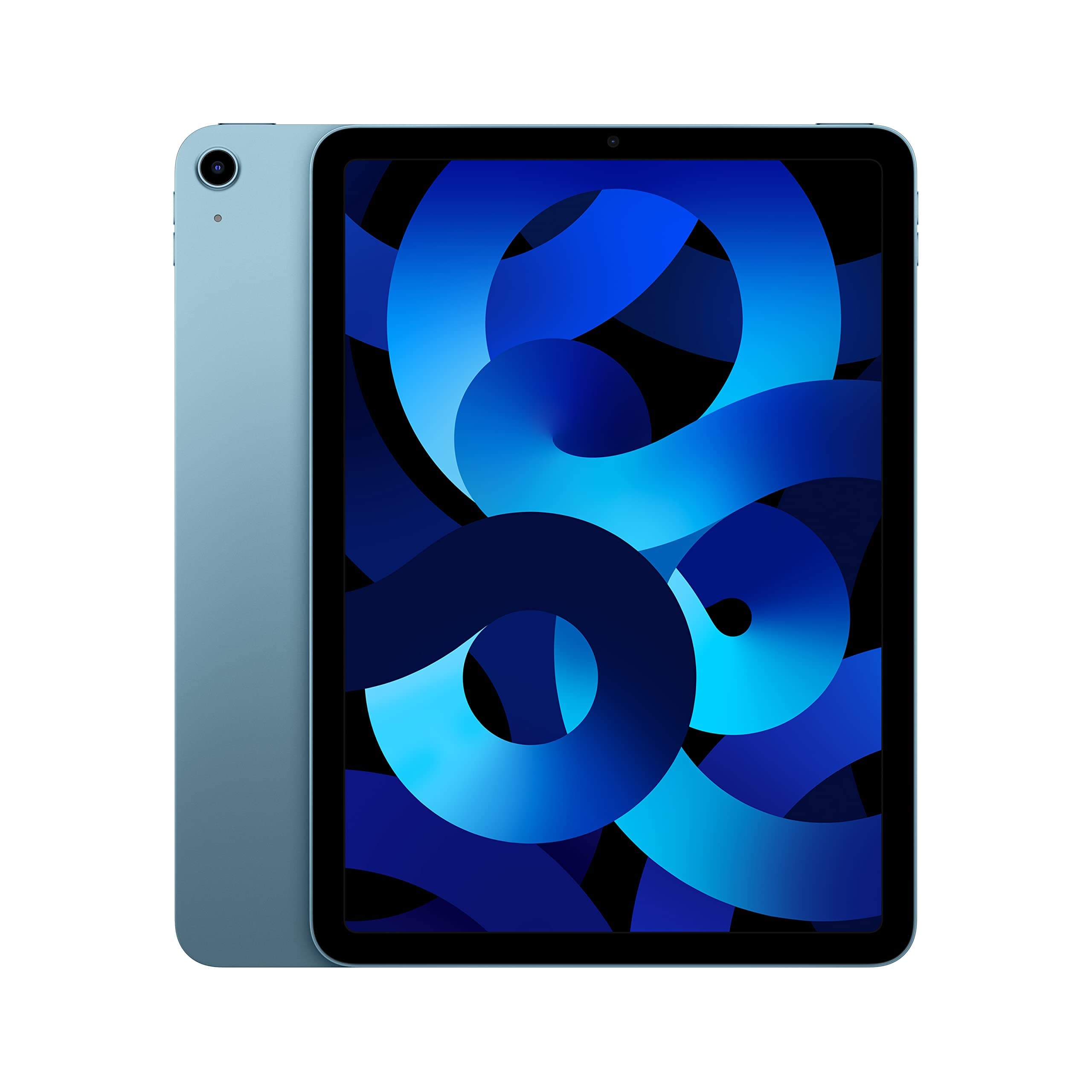 Apple iPad Air (5th Generation): with M1 chip, 10.9-inch Liquid Retina Display, 256GB, Wi-Fi 6, 12MP front/12MP Back Camera, Touch ID, All-Day Battery Life – Blue WiFi 256GB Blue Without AppleCare+