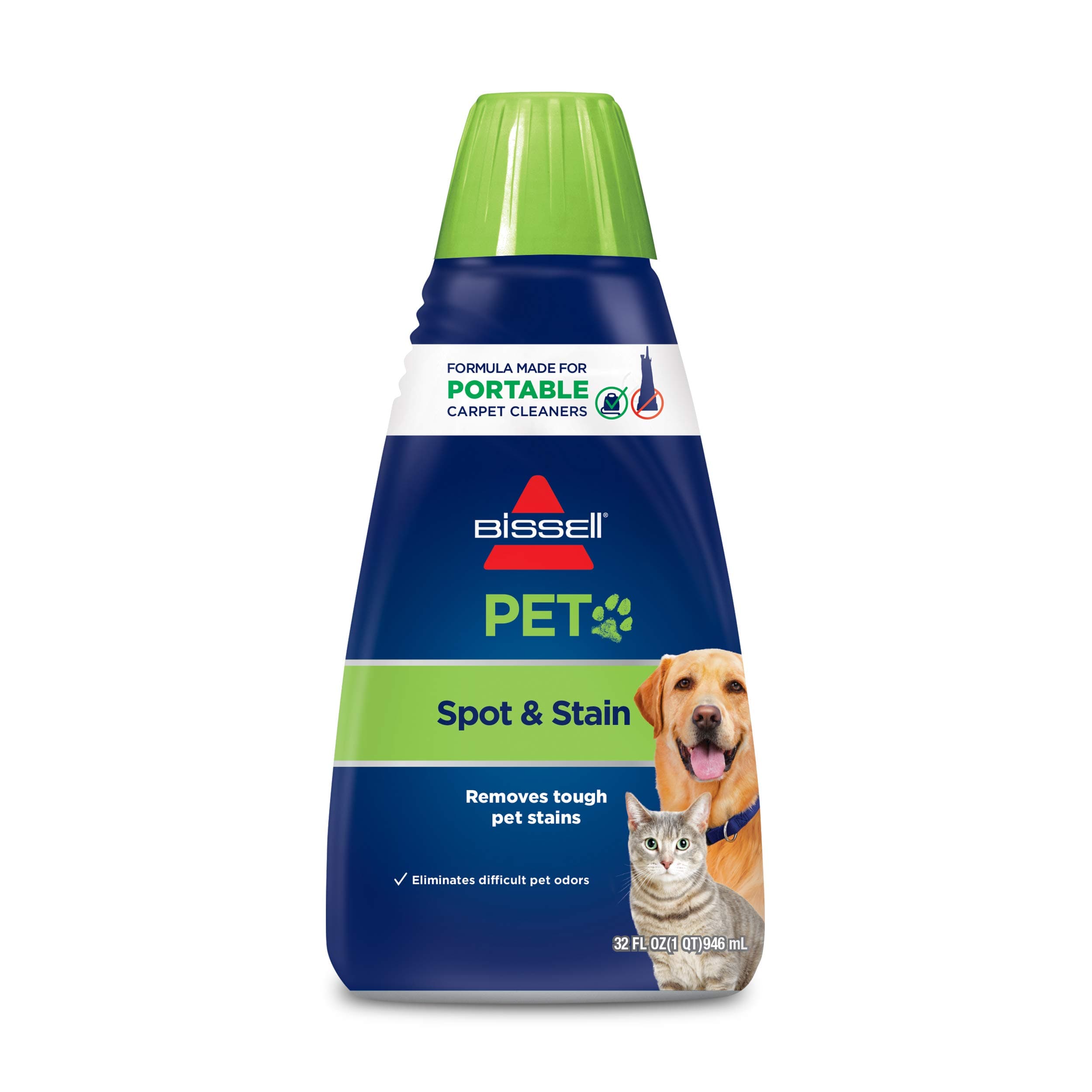 Bissell 74R7 Pet Stain & Odor Portable Machine Formula, 32-Ounce, Fl Oz Pet Formula
