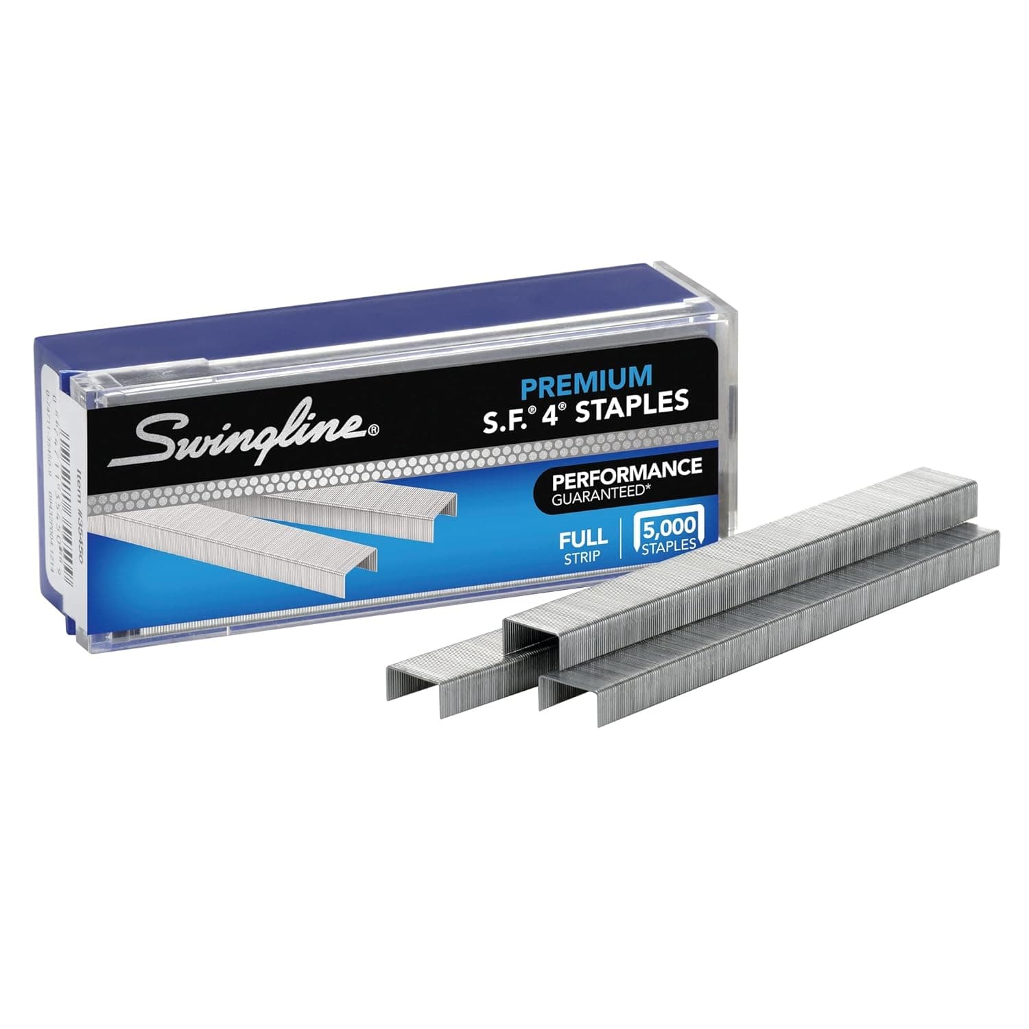 Swingline Staples, S.F. 4, Premium Staples for Desktop Staplers, 1/4" Length, 210/Strip, 5000/Box (35450) 1 Box
