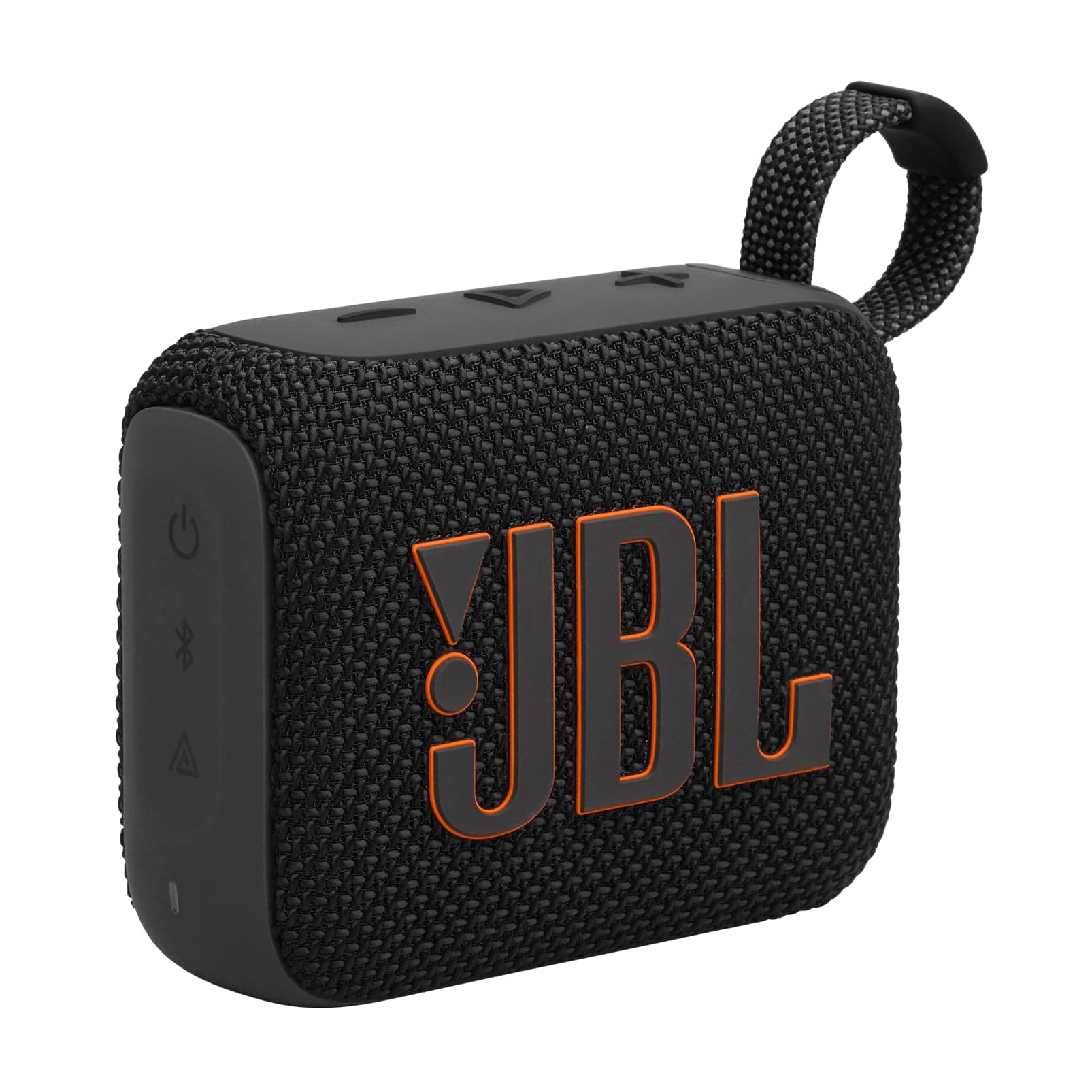 JBL JBL Go 4 - Ultra-Portable, Waterproof and Dustproof Bluetooth Speaker, Big JBL Pro Sound with Punchy bass, 7-Hour Built-in Battery, Made in Part with Recycled Materials (Black)