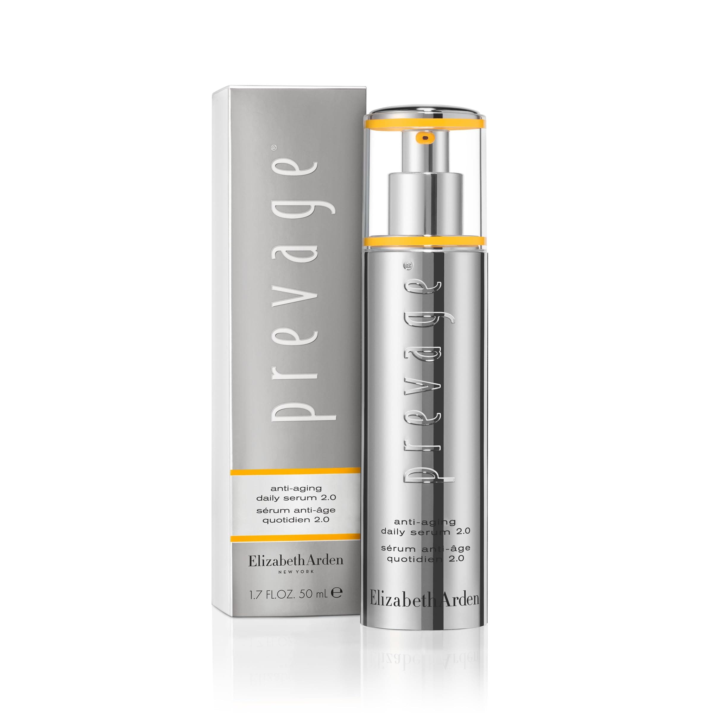 Elizabeth Arden PREVAGE Anti-Aging Face Serum 2.0 for Women, Brightening & Dark Spot Correcting Skincare, Skincare Gift for Her 1.7 Ounce (Pack of 1) Anti-Aging Serum, 1.7 Oz