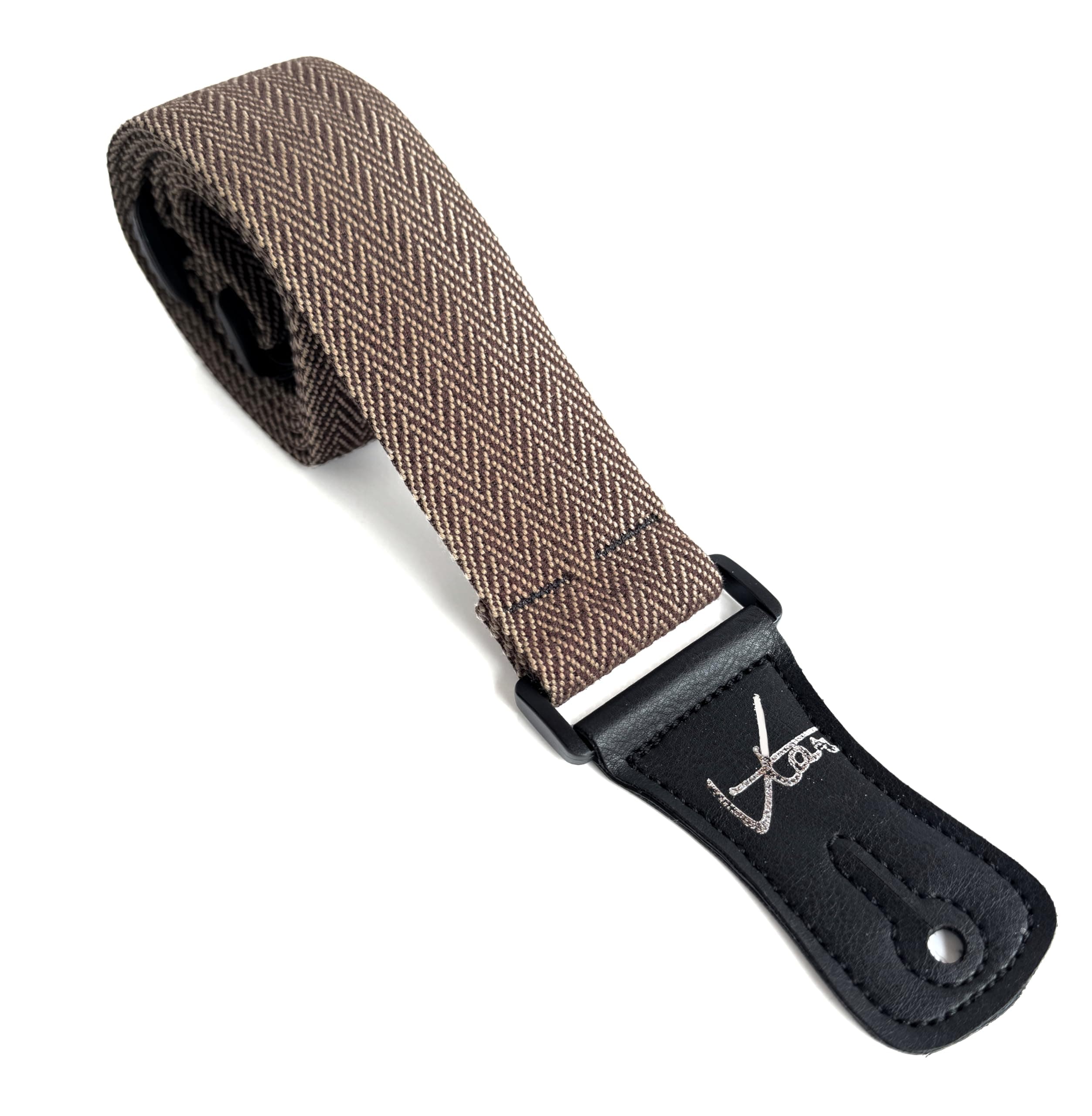 Vtar Tweed Brown Guitar Strap - Electric Acoustic Bass