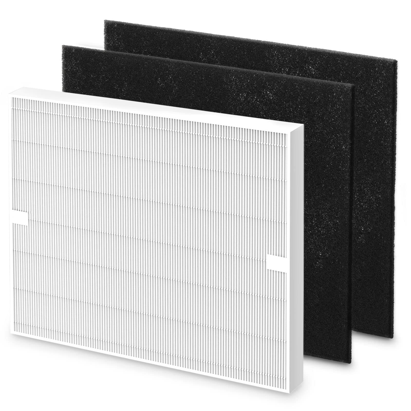 AP-1512HH Air Purifi-er Replacement Filt-er Set Compatible with Coway Airmega AP-1512HH Air Purifi-er and Airmega 200M Air Purifi-er, 1 HEPA and 2 Carbon Pre-Filters Part # 3304899 1 HEPA + 2 Carbon Filters