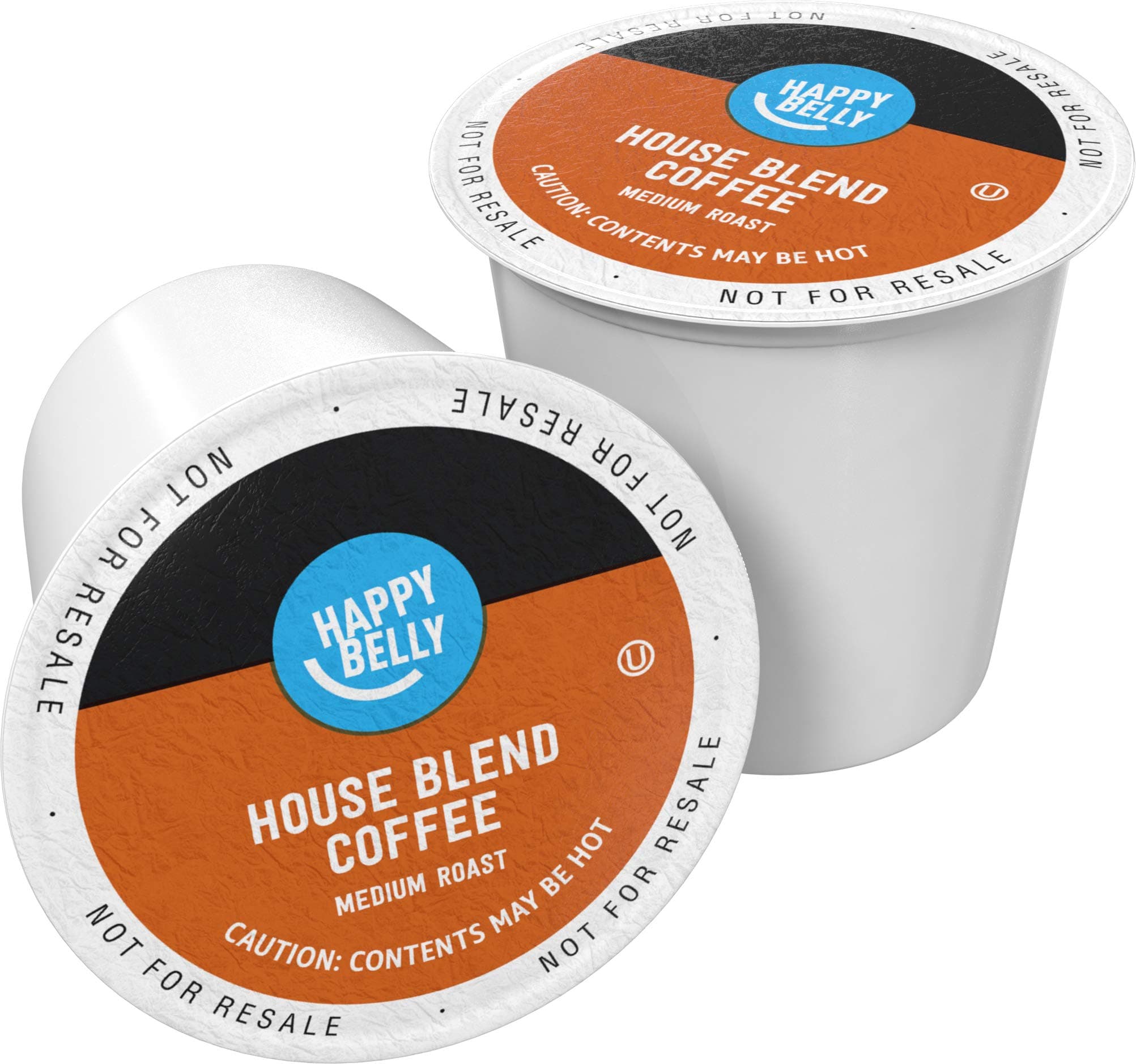 Happy Belly an Amazon Brand -Medium Roast Coffee Pods, House Blend, Compatible with Keurig 2.0 K-Cup Brewers, 100 Count House Blend 100 Count (Pack of 1)