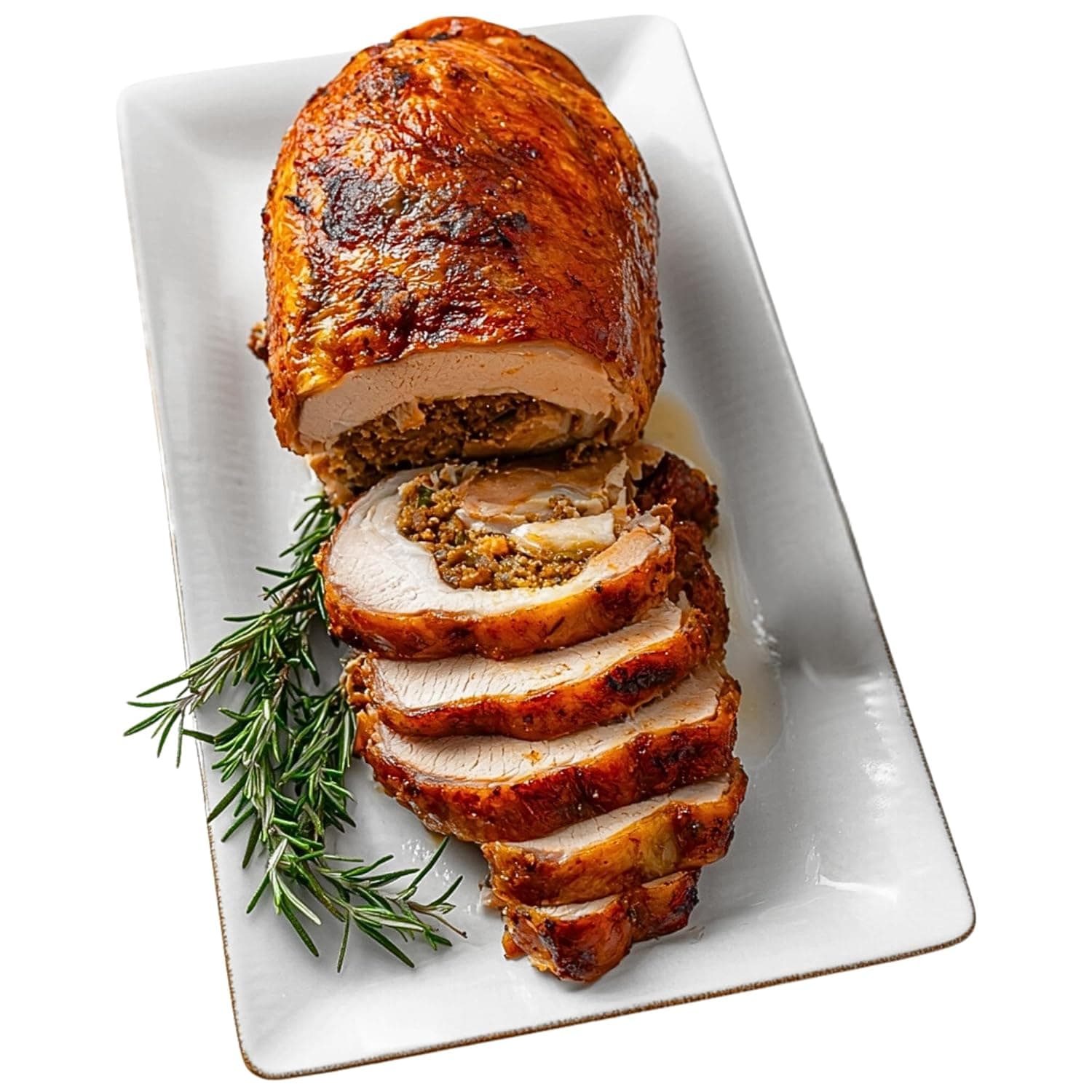Creole Food Turducken (Boudin, 5lb) - Gourmet Stuffed Poultry Delight - Pre-Seasoned and Ready for Cooking to Simplify Your Holiday Cooking - A Suculent Trio of Turckey, Duck, and Chicken - Elevate your Holiday Dining Experience and Savor the Incredible Flavor and Depth in Every Bite Boduin Stuffing