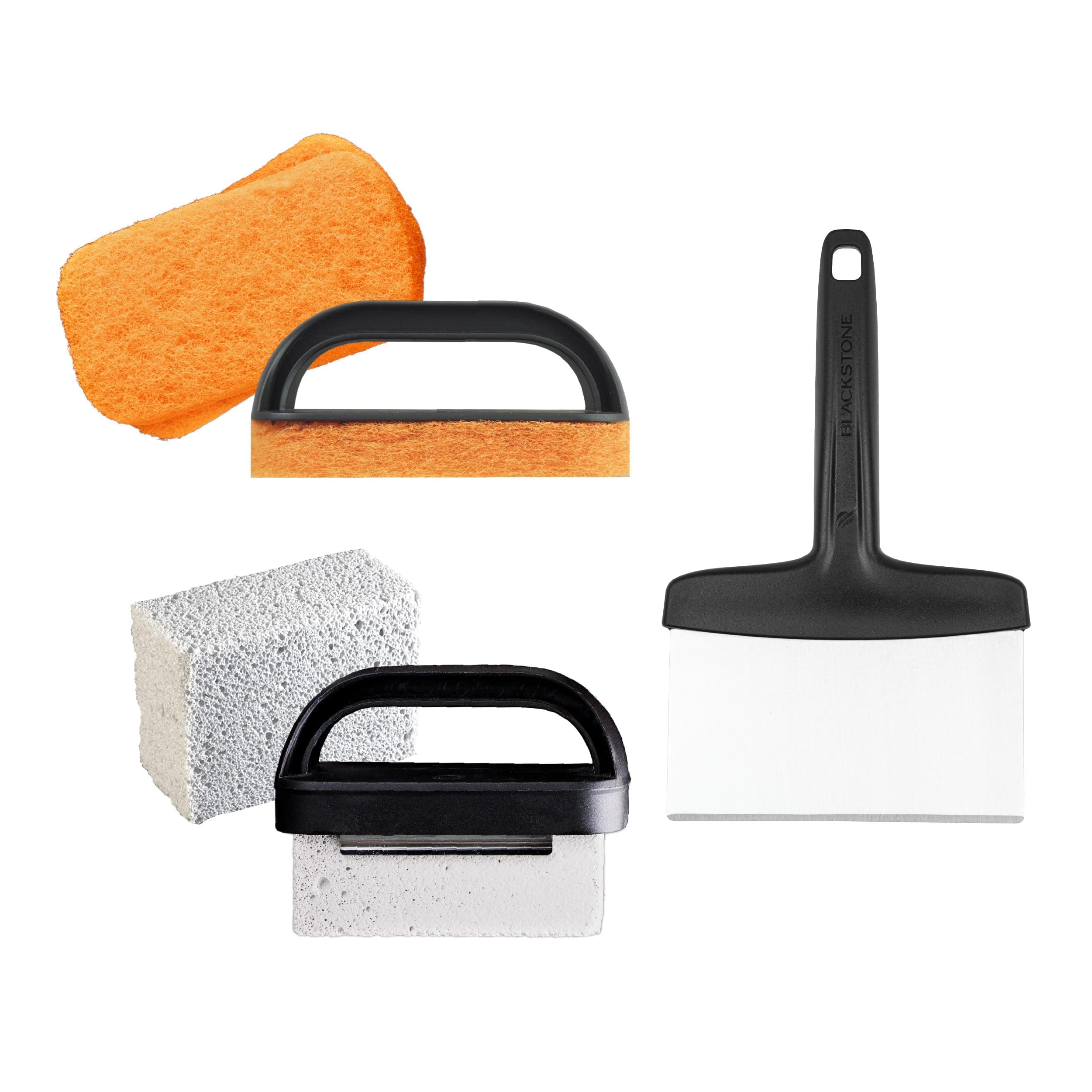 Blackstone 5060 Professional 8-Piece Griddle Cleaning Kit, Stainless Steel, Black New Model Cleaner Kit