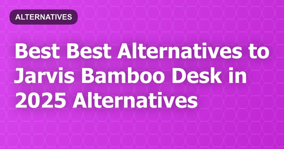 Best Alternatives to Jarvis Bamboo Desk in 2026