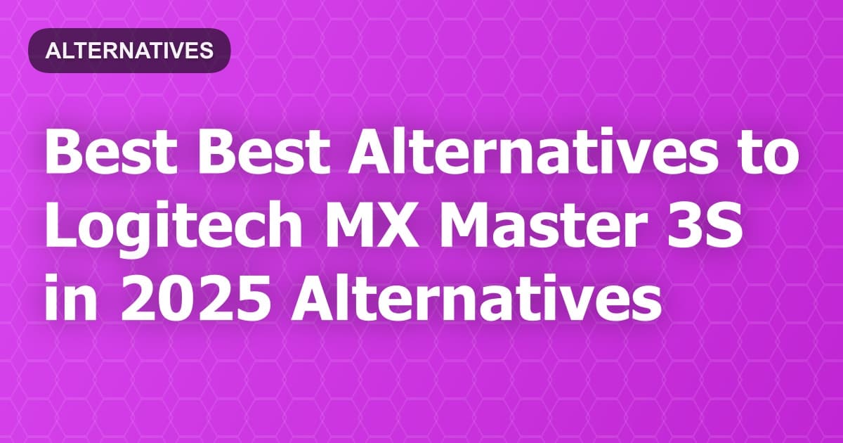 Best Alternatives to Logitech MX Master 3S in 2026