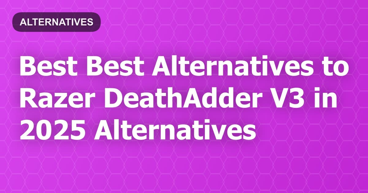 Best Alternatives to Razer DeathAdder V3 in 2026