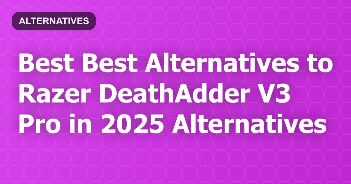 Best Alternatives to Razer DeathAdder V3 Pro in 2026