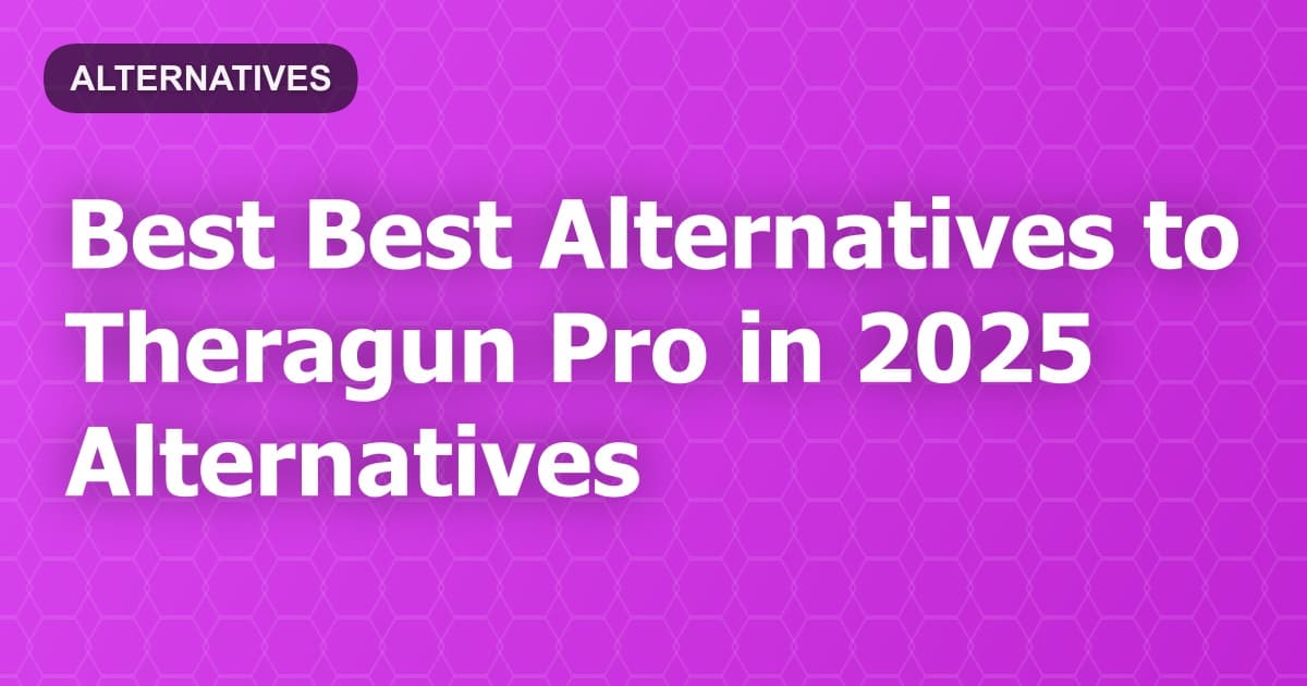 Best Alternatives to Theragun Pro in 2026