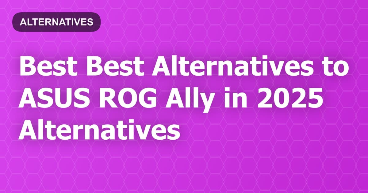 Best Alternatives to ASUS ROG Ally in 2026