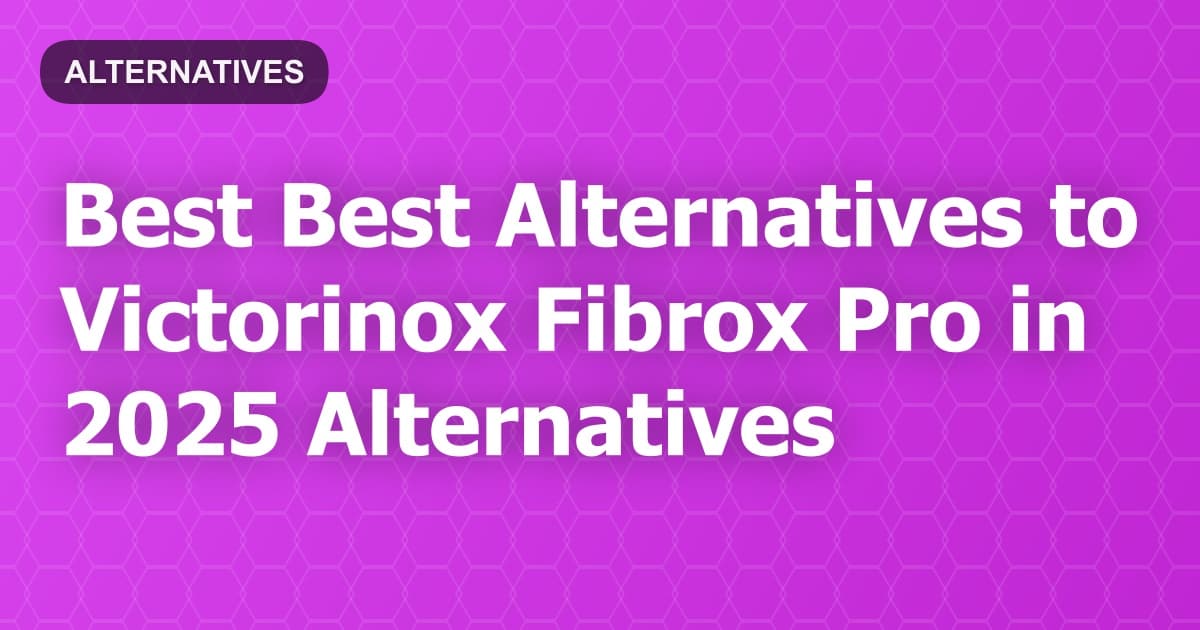 Best Alternatives to Victorinox Fibrox Pro in 2026